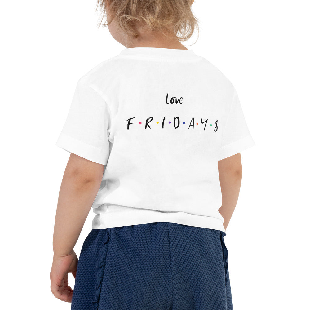 Love Fridays - Toddler Short Sleeve Tee (back print)