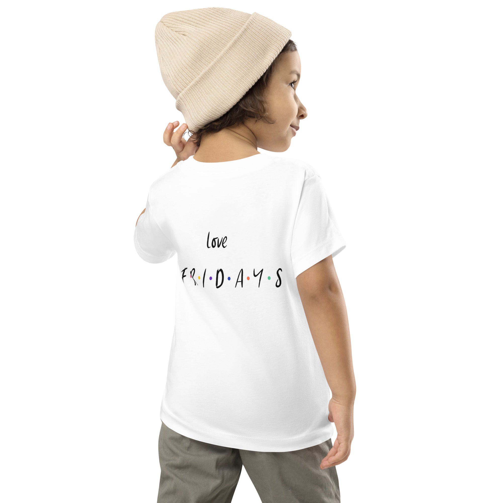 Love Fridays - Toddler Short Sleeve Tee (back print)