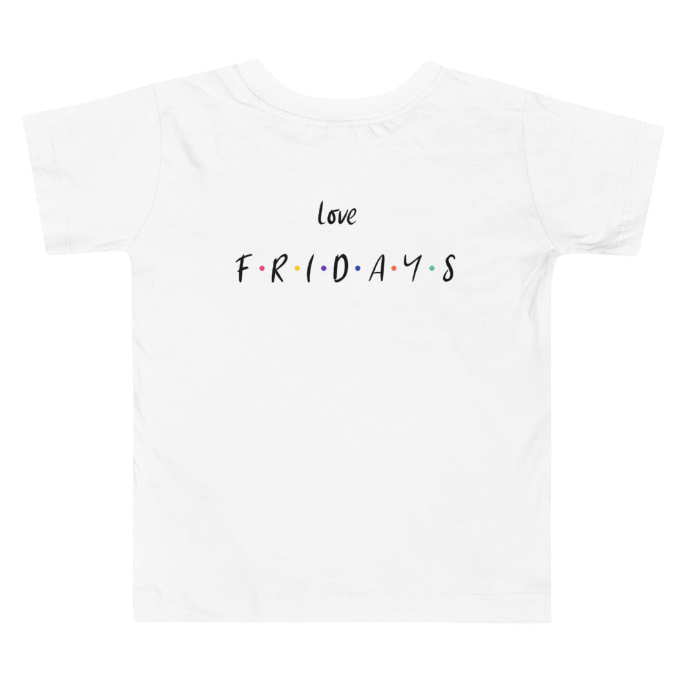 Love Fridays - Toddler Short Sleeve Tee (back print)