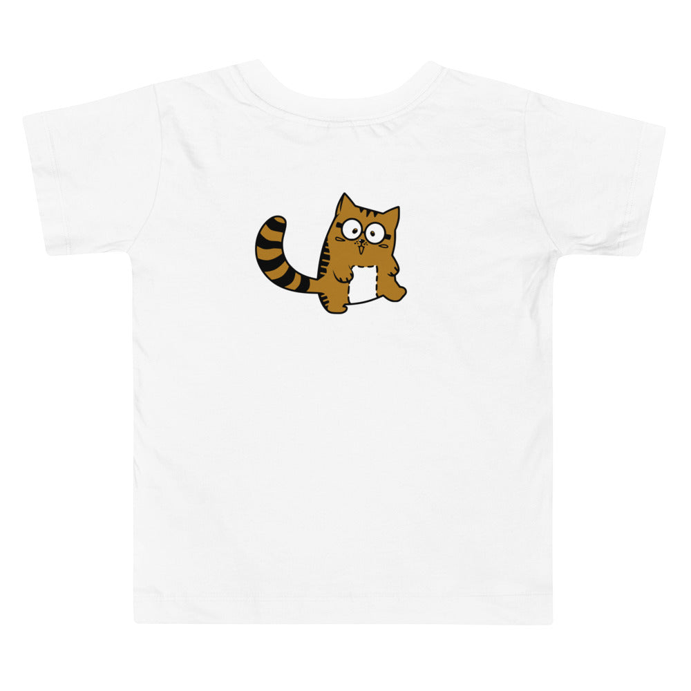 Meow V5 - Toddler Short Sleeve Tee (back print)