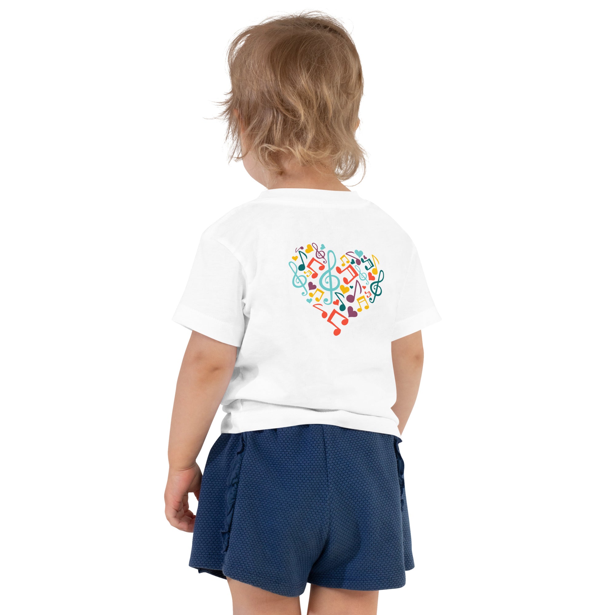 Symphonic Love Notes - Toddler Short Sleeve Tee (back print)