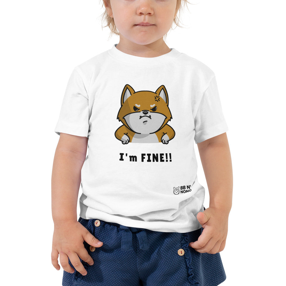 I'm fine - Toddler Short Sleeve Tee