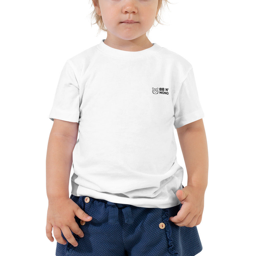 Enough!! - Toddler Short Sleeve Tee (back print)