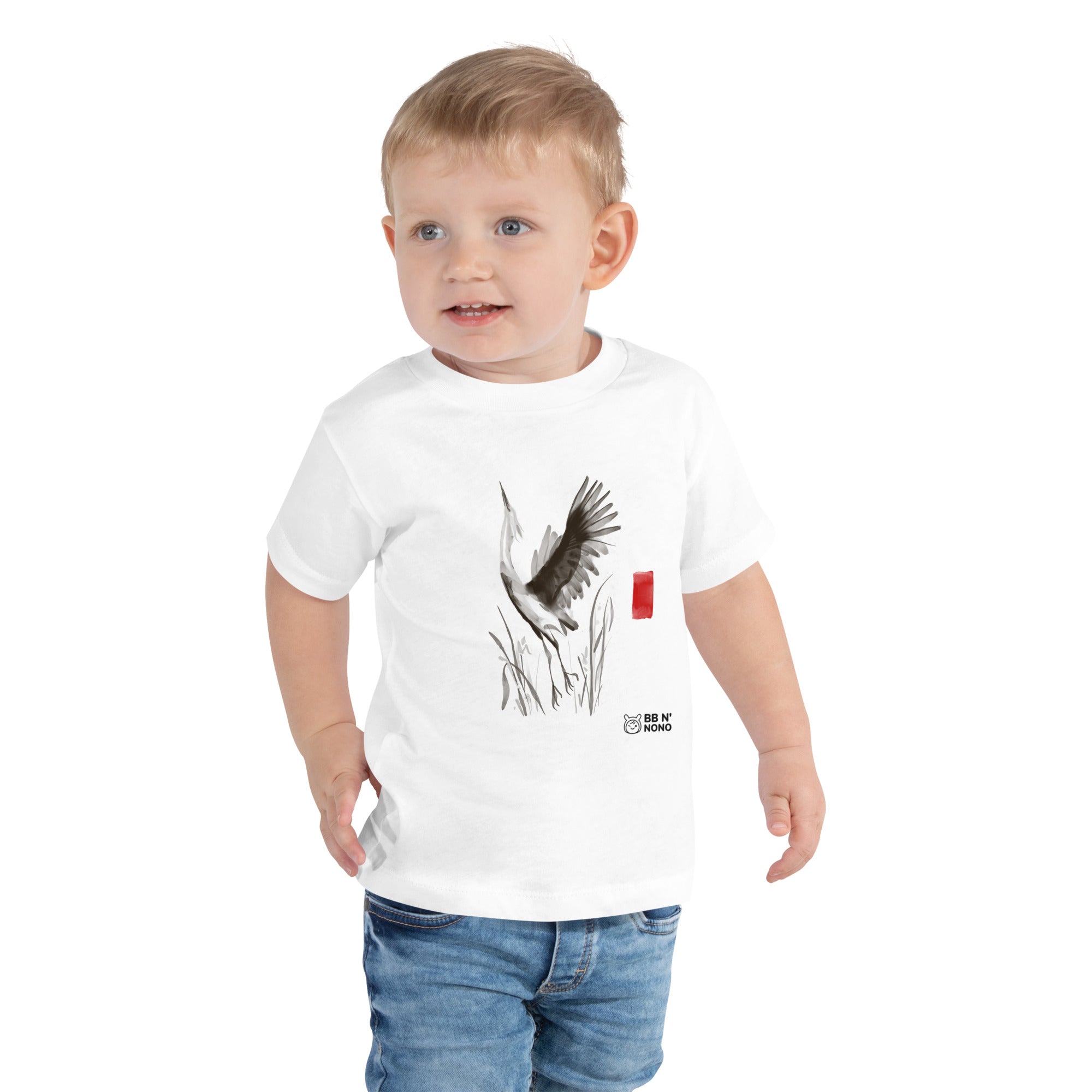 Sumi-e style - Toddler Short Sleeve Tee