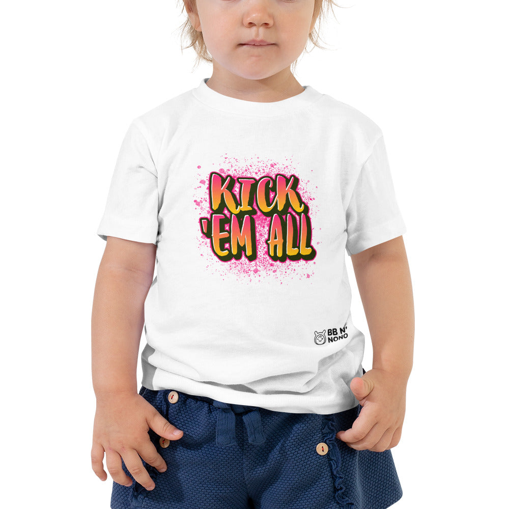 Kick'em all - Toddler Short Sleeve Tee