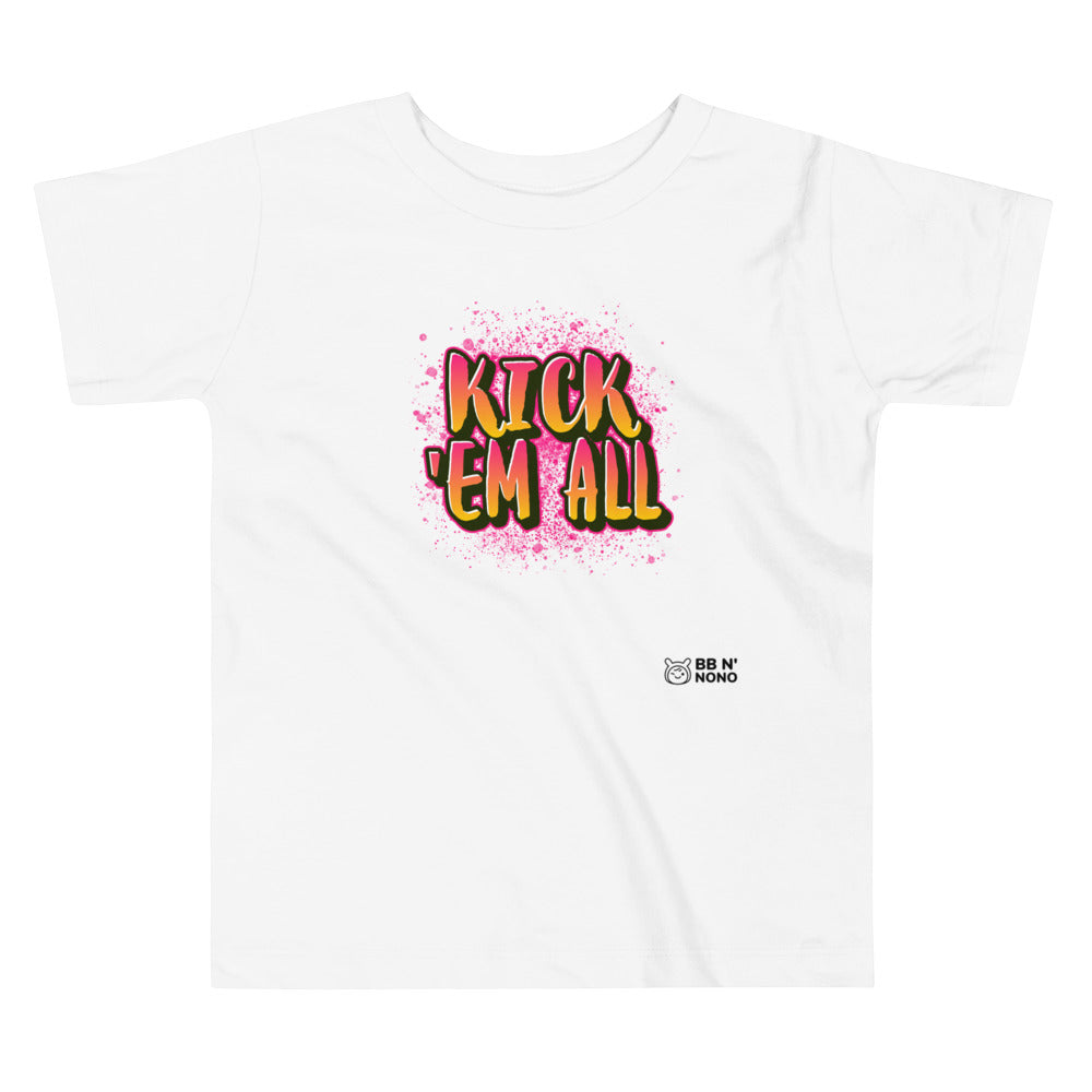 Kick'em all - Toddler Short Sleeve Tee