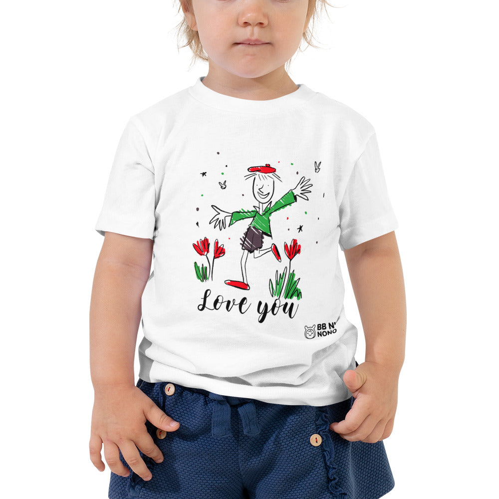 Love you - Toddler Short Sleeve Tee