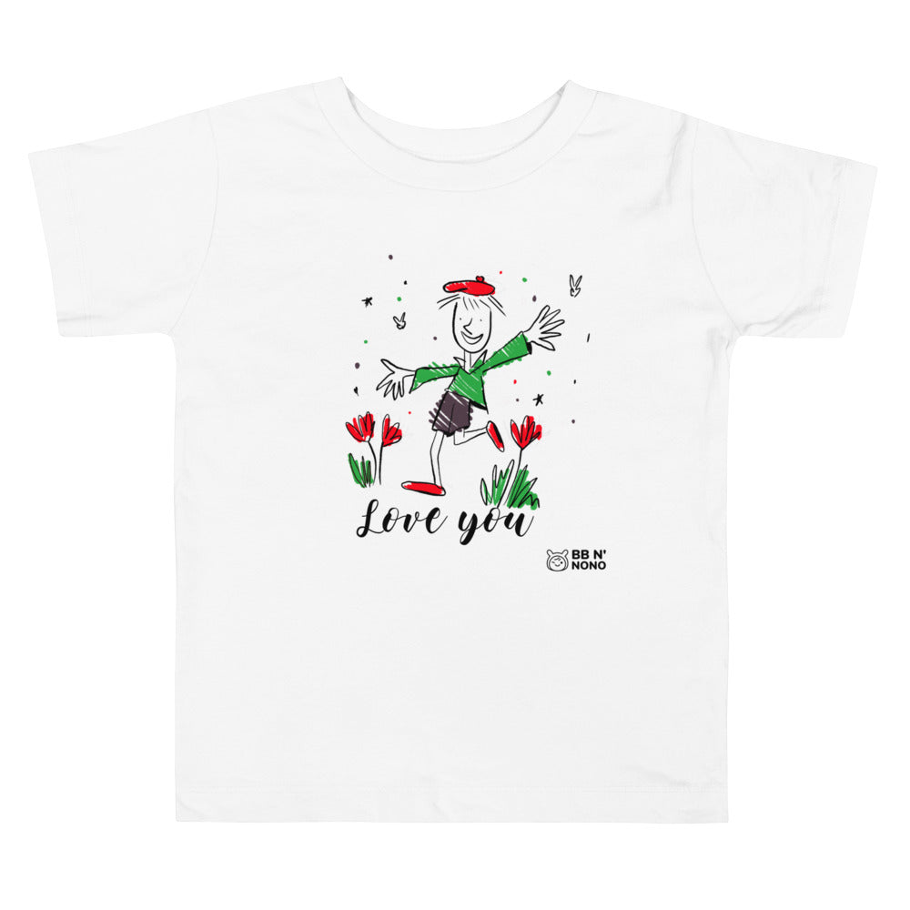 Love you - Toddler Short Sleeve Tee