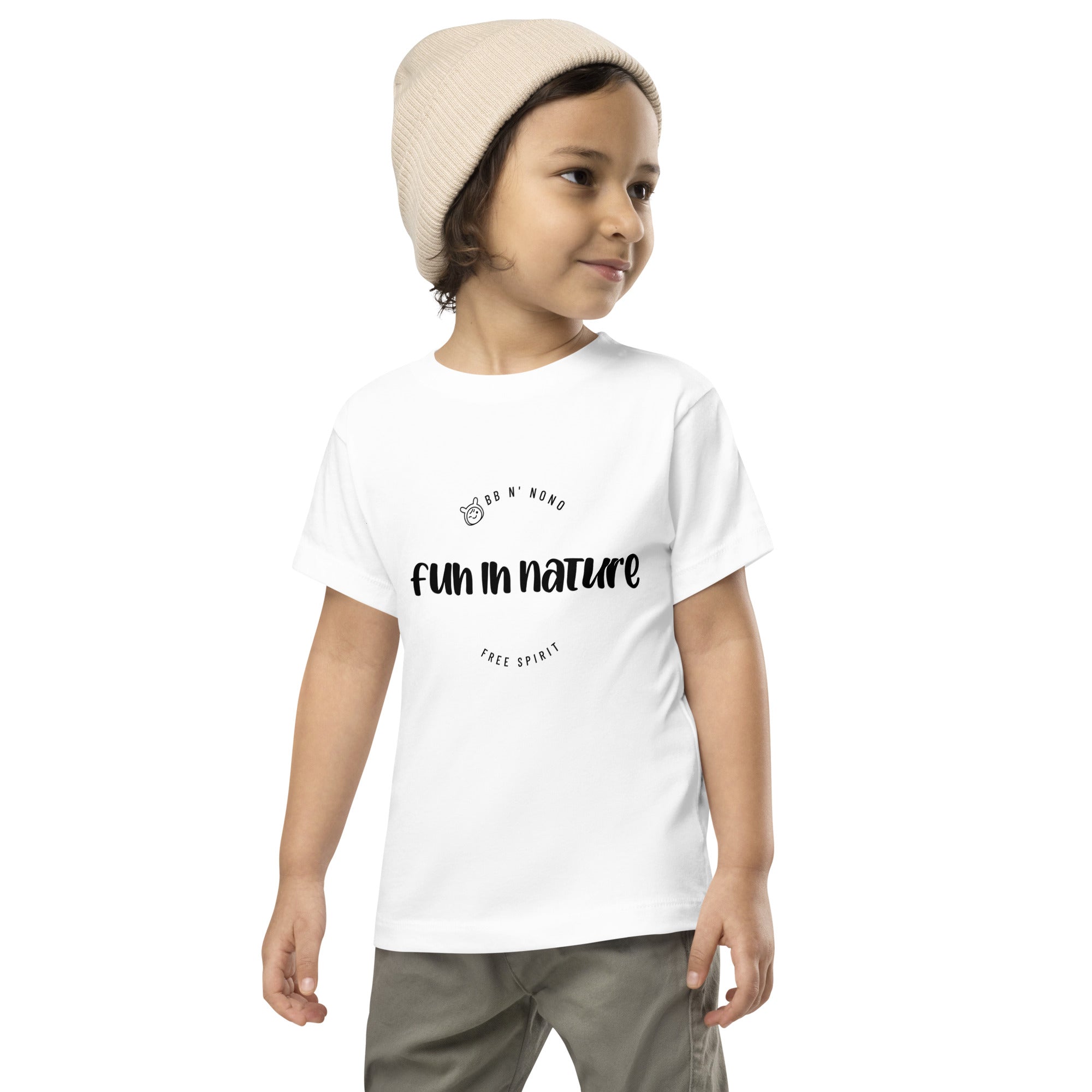 Fun in nature with logo - Toddler Short Sleeve Tee