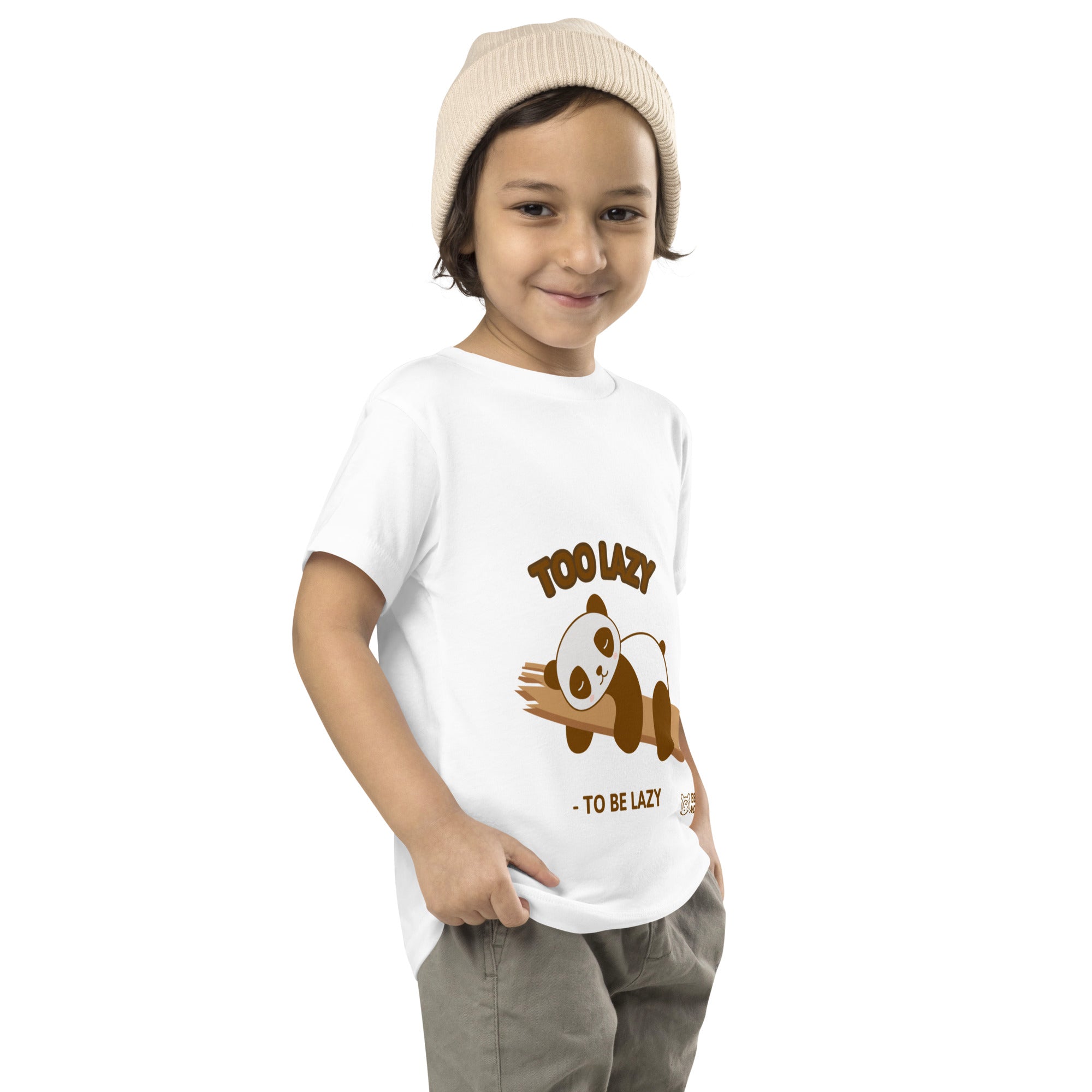 Too lazy to be lazy - Toddler Short Sleeve Tee