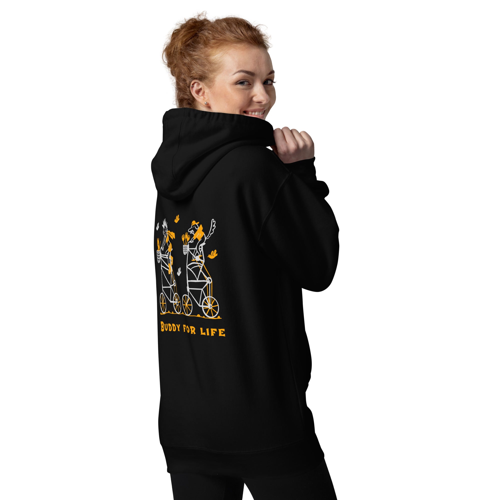 Buddy for life - Unisex Hoodie (back print)