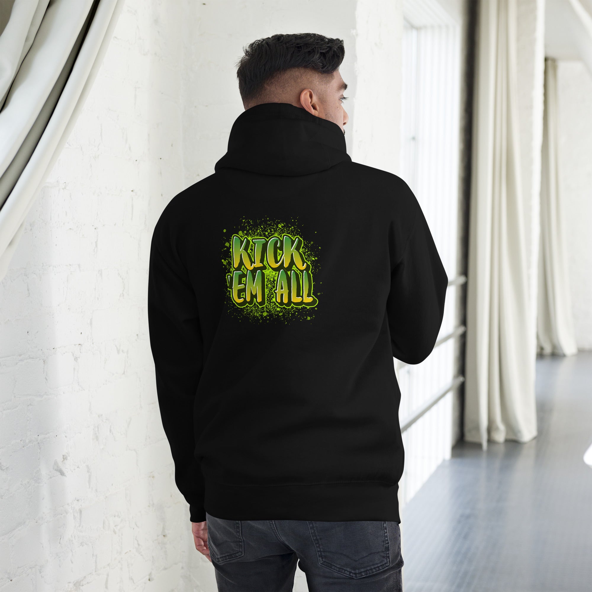 Kick'em all - Unisex Hoodie (back print)