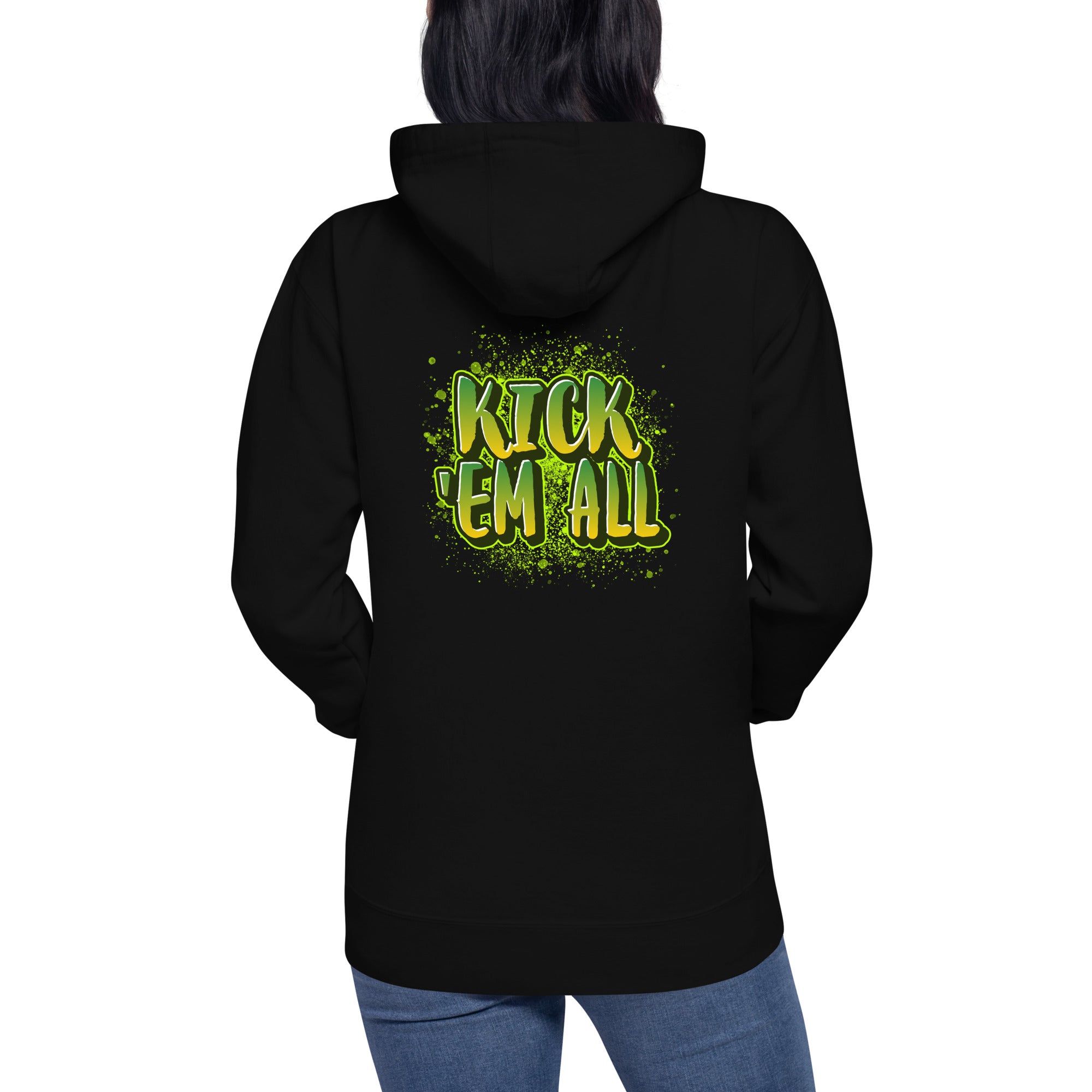 Kick'em all - Unisex Hoodie (back print)