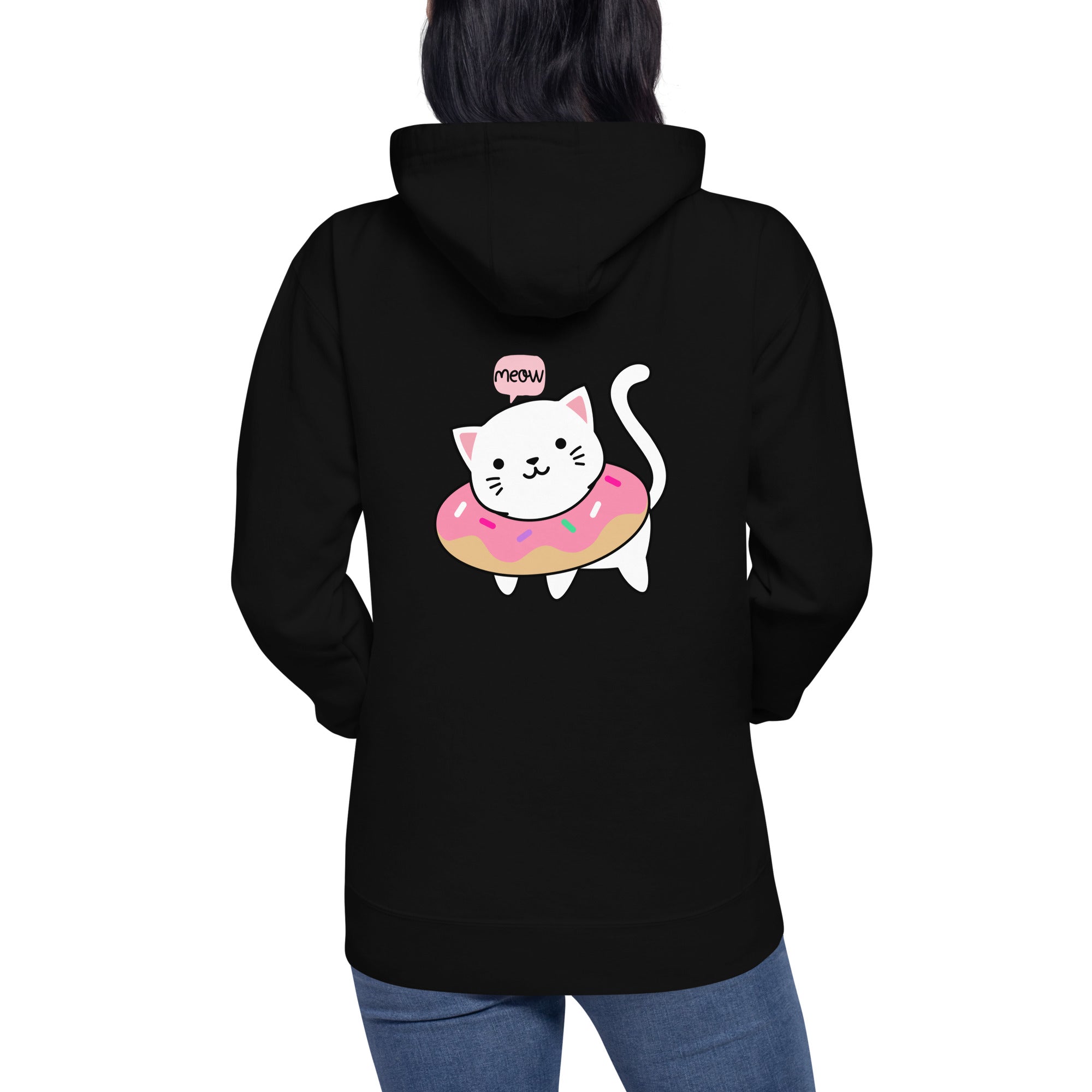 Meow V2 - Unisex Hoodie (back print)