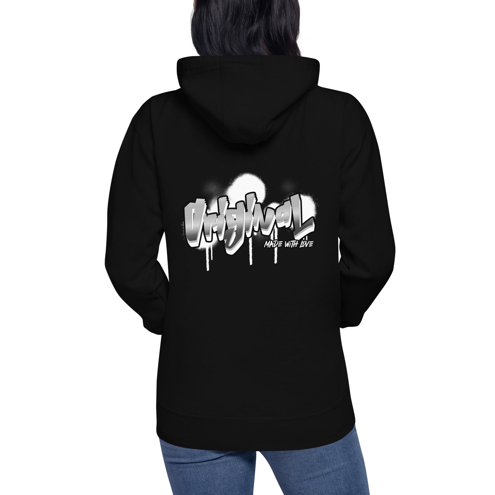 Original made with love - Unisex Hoodie (back print)