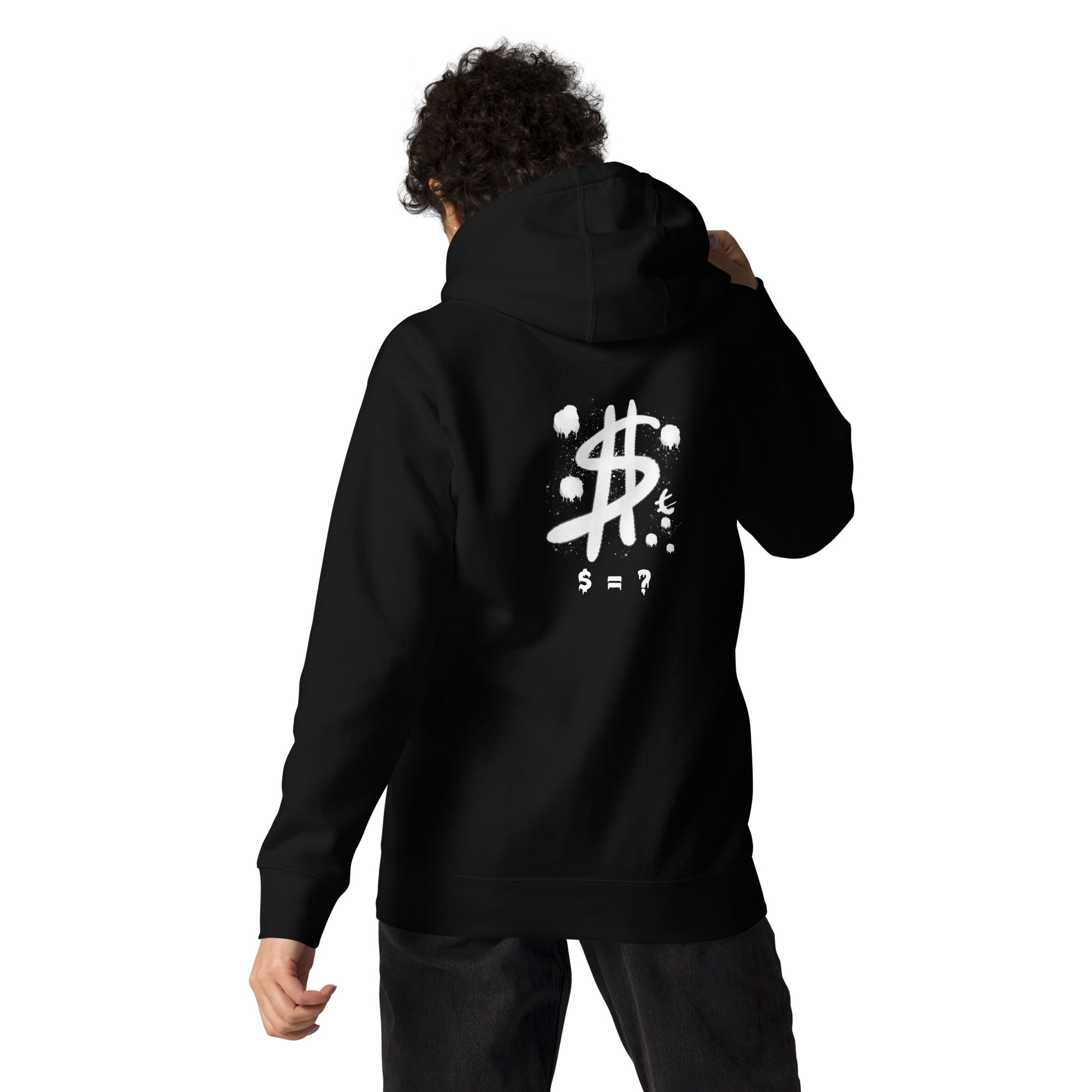 $ = ? - Unisex Hoodie (back print)