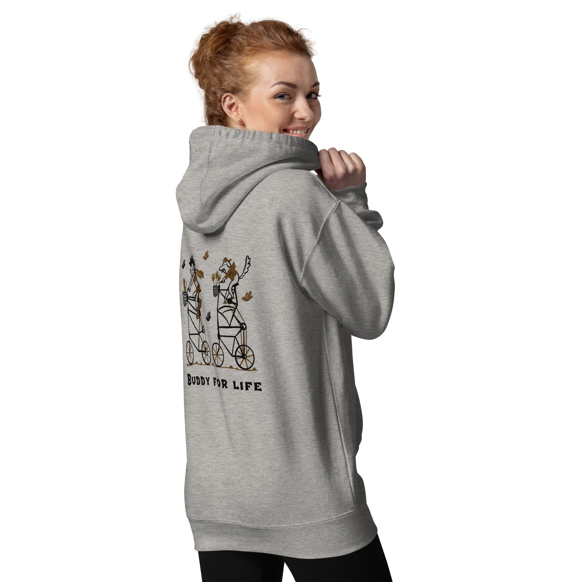 Buddy for life - Unisex Hoodie (back print)