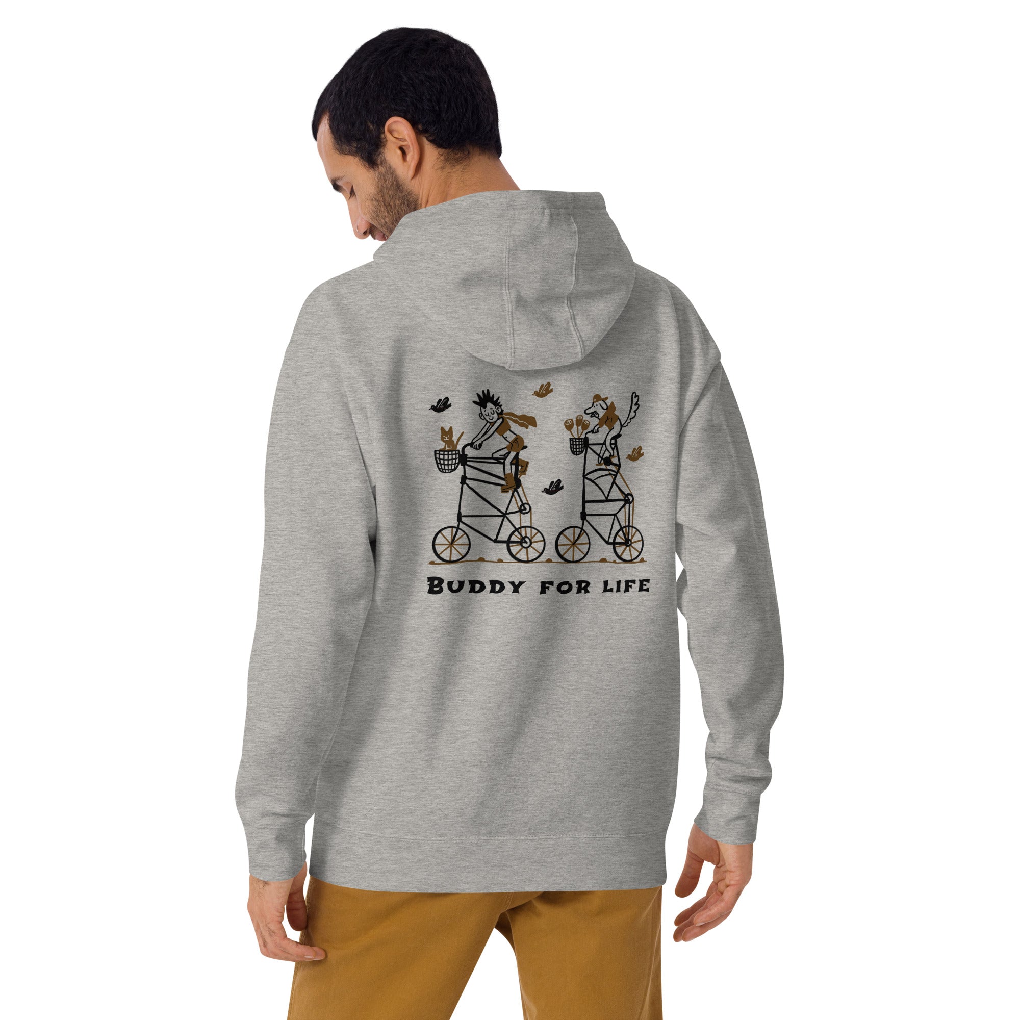 Buddy for life - Unisex Hoodie (back print)