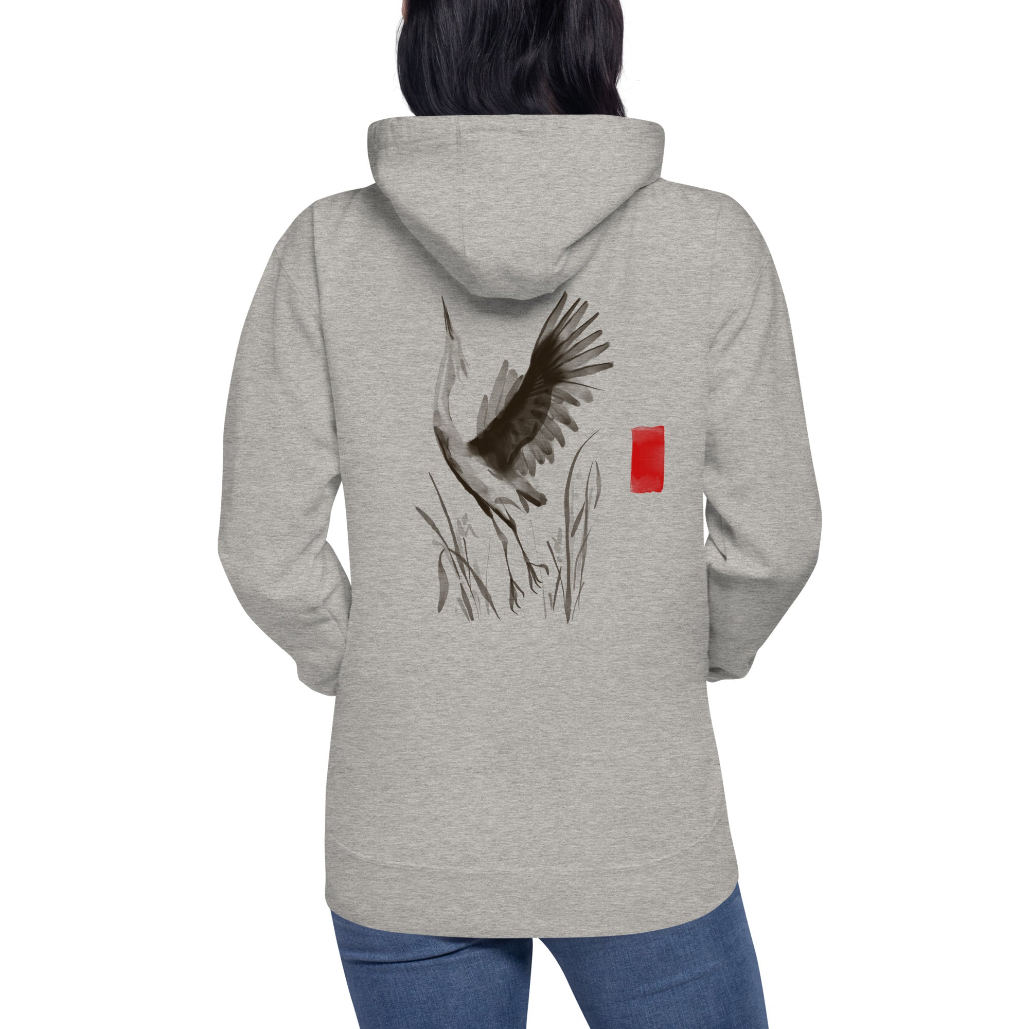 Sumi-e style - Unisex Hoodie (back print)