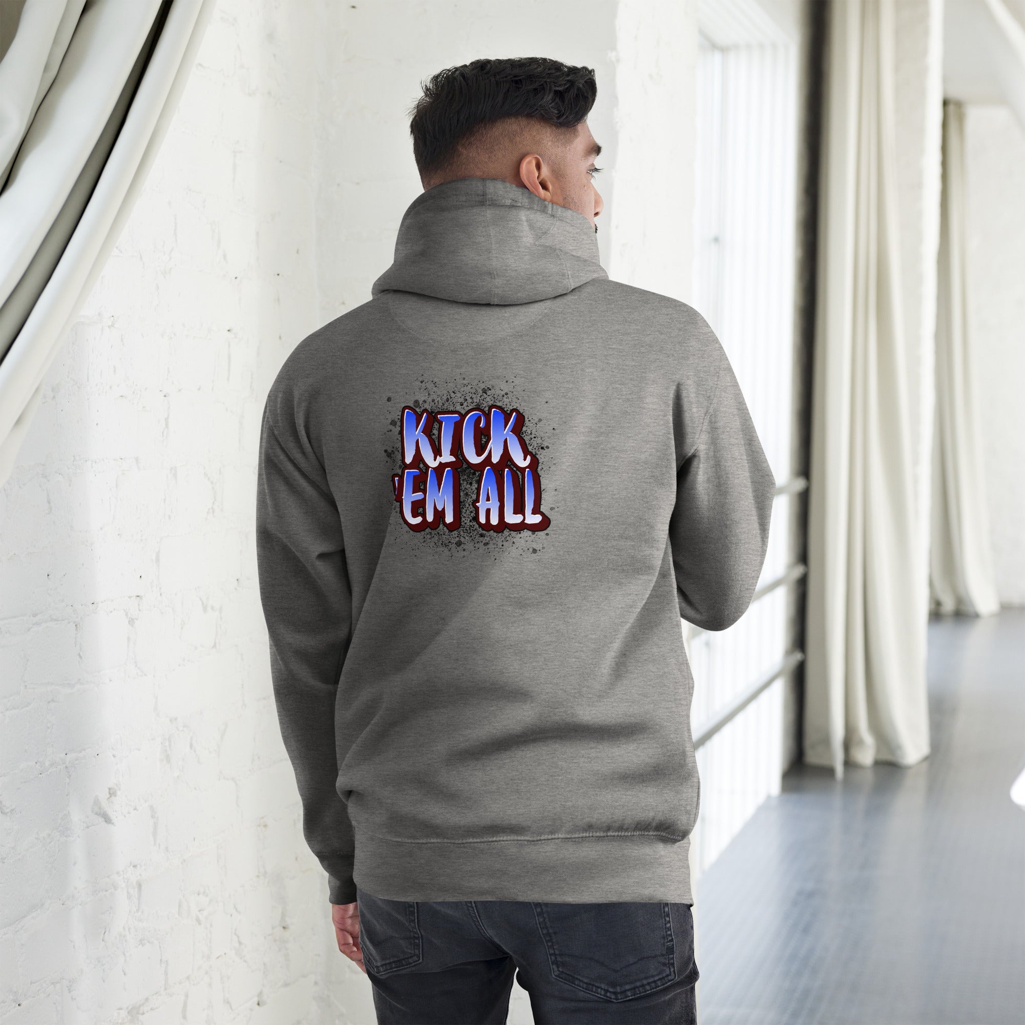 Kick'em all - Unisex Hoodie (back print)