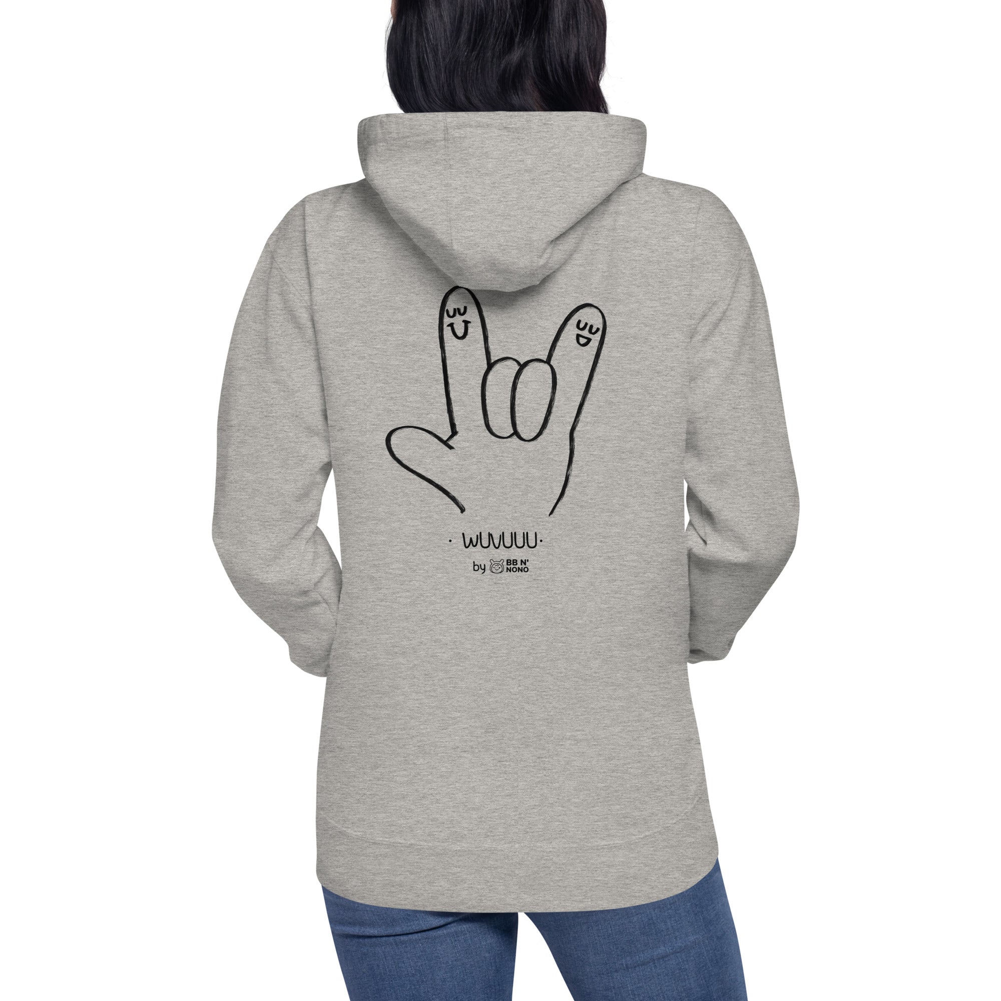 Wuvuuu - Unisex Hoodie (back print)