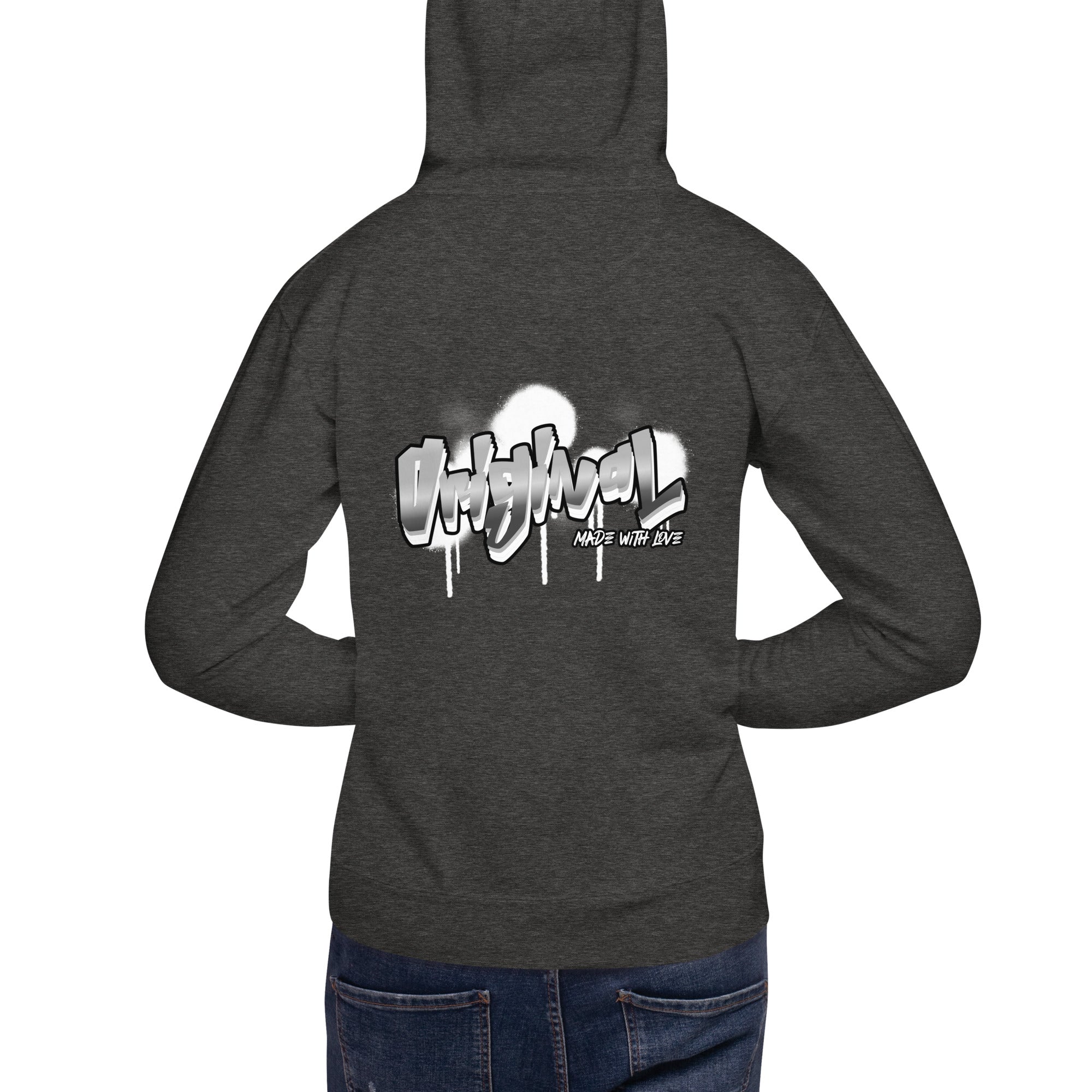 Original made with love - Unisex Hoodie (back print)