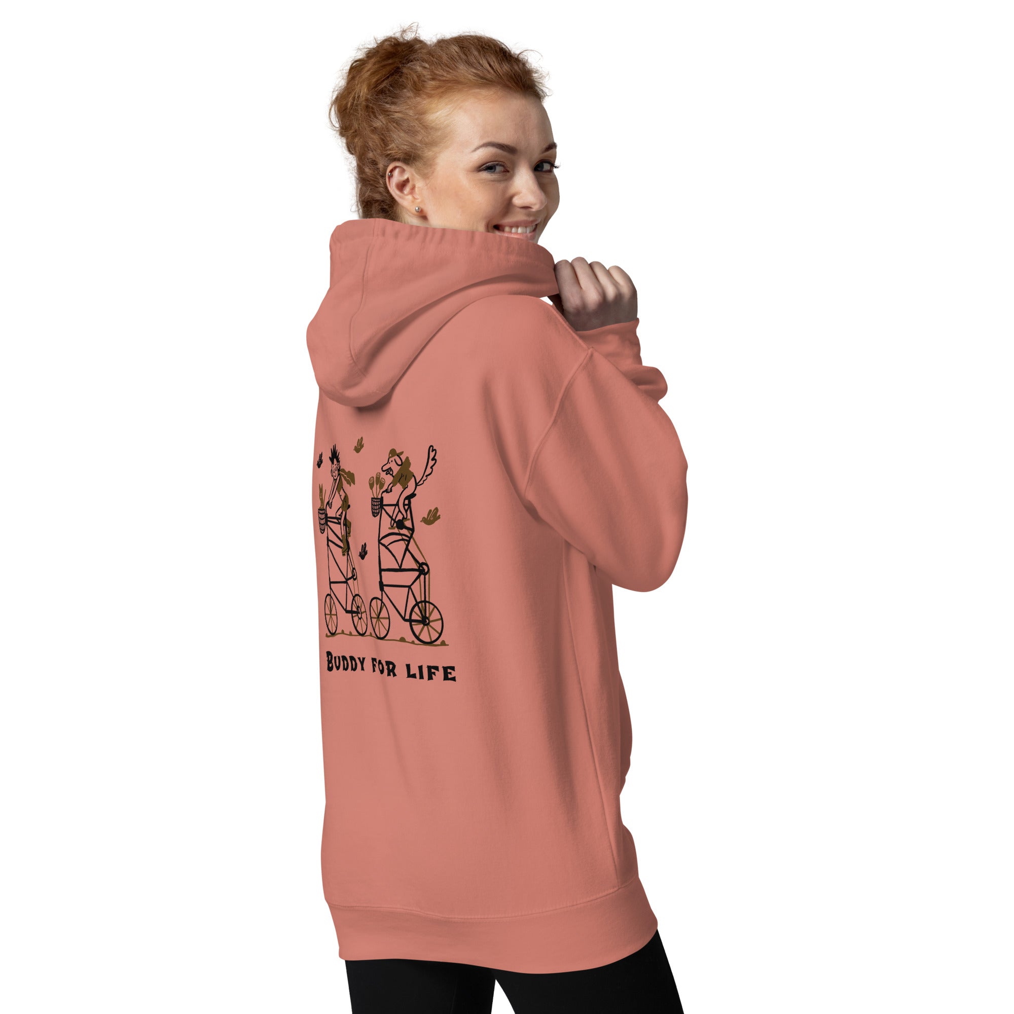 Buddy for life - Unisex Hoodie (back print)