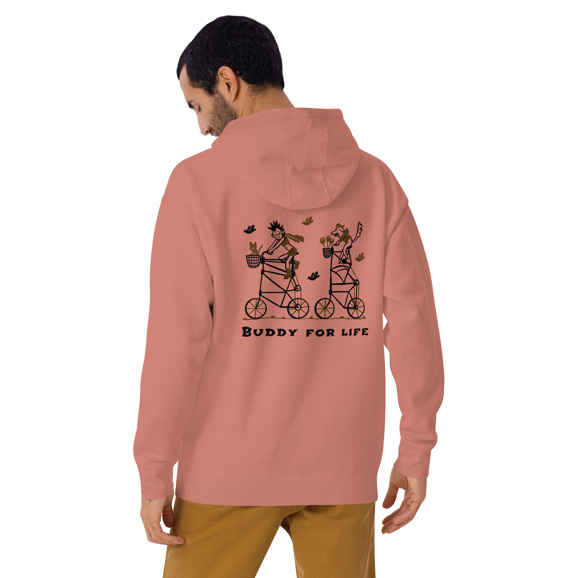 Buddy for life - Unisex Hoodie (back print)