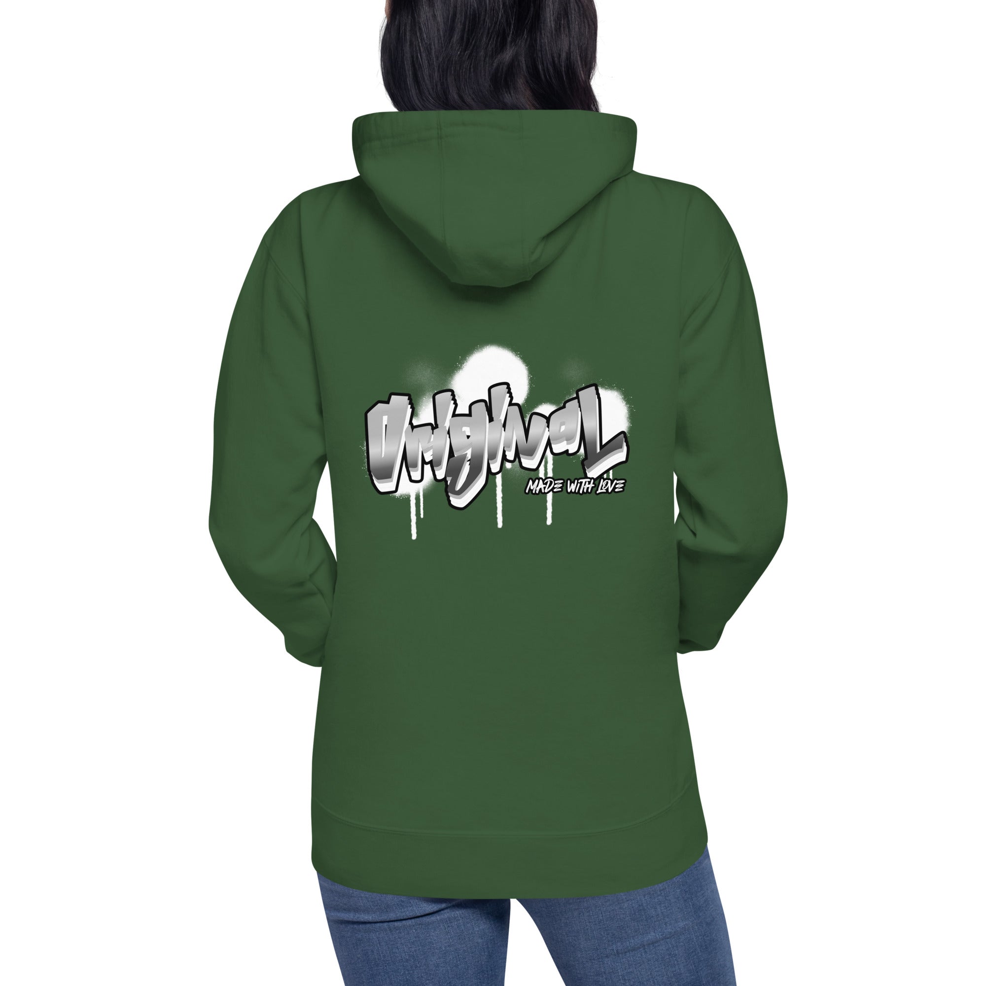 Original made with love - Unisex Hoodie (back print)