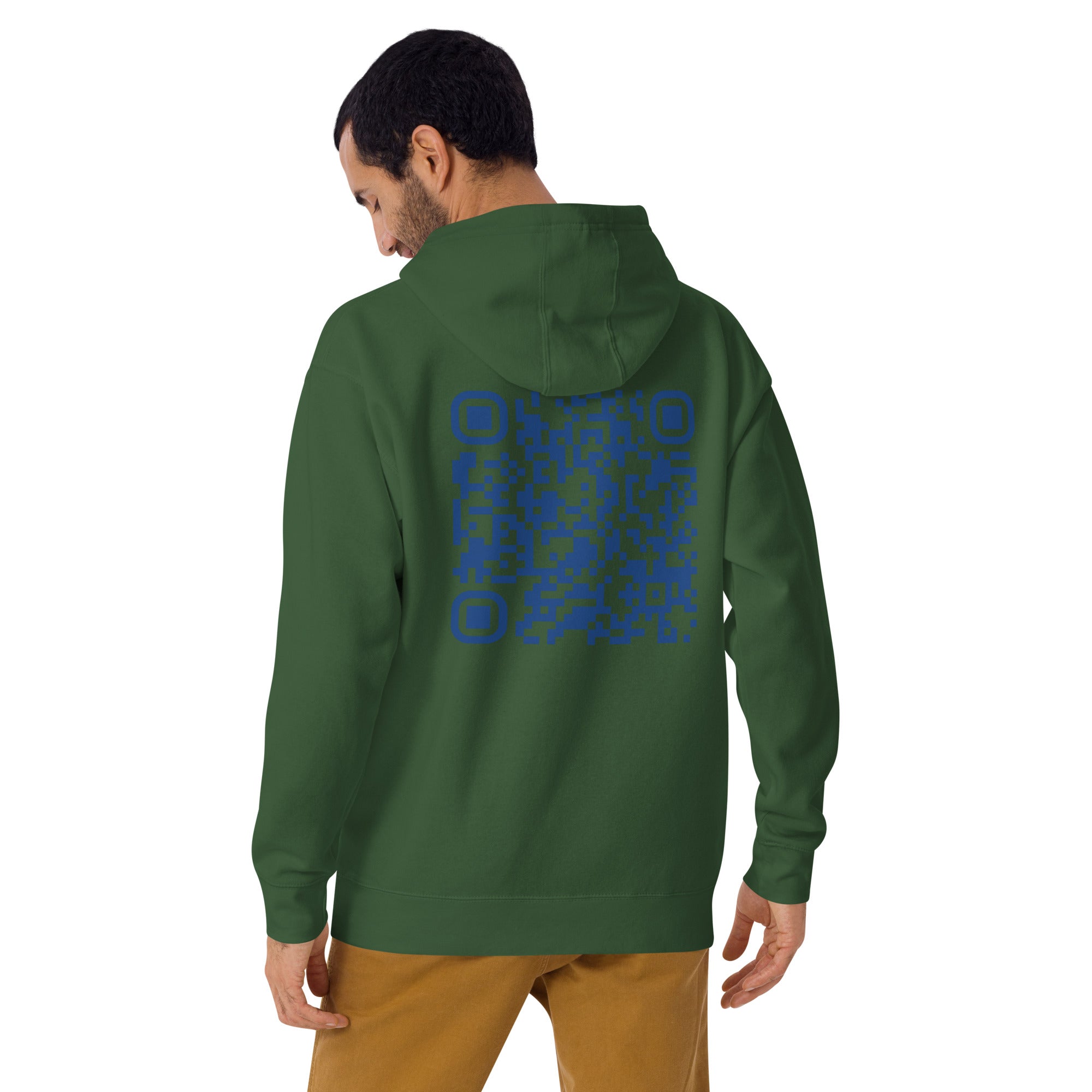 Who's the New Kid - Unisex Hoodie Personalized QR Code