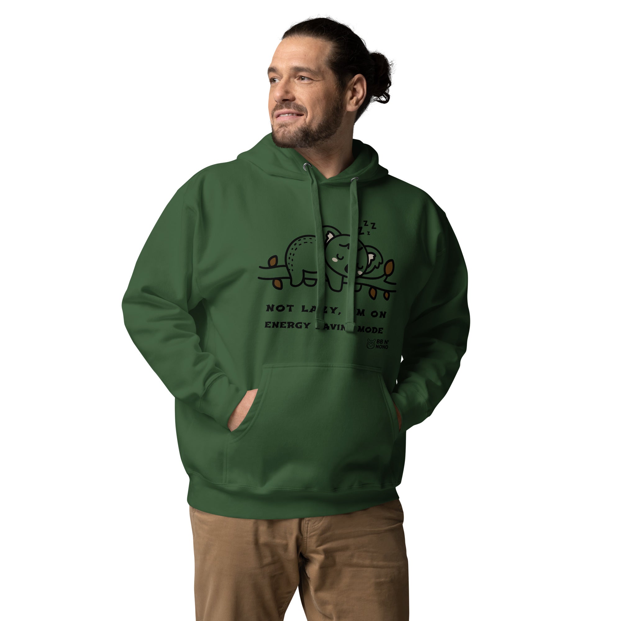 Not lazy, I'm on energy saving mode - Unisex Hoodie