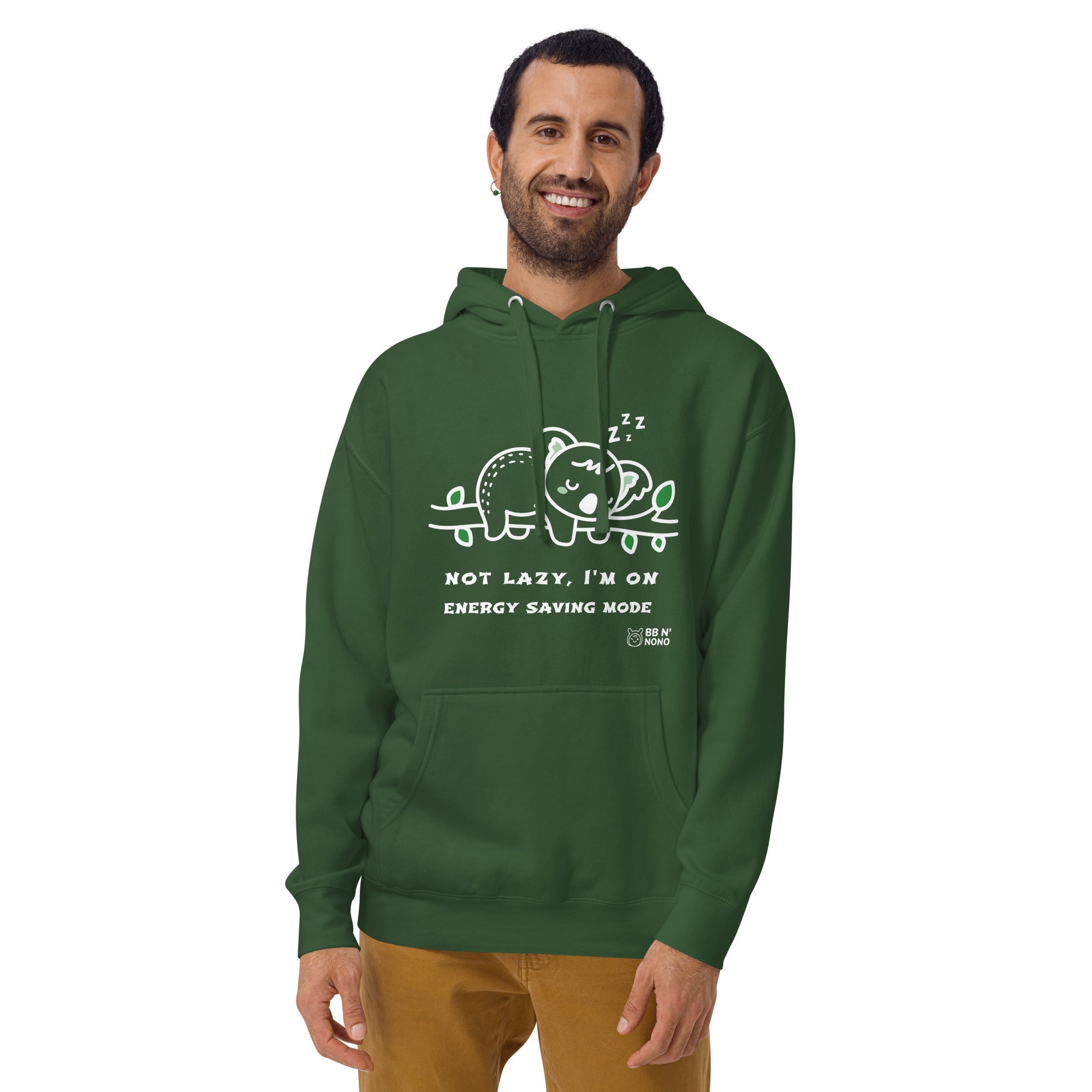 Not lazy, I'm on energy saving mode - Unisex Hoodie