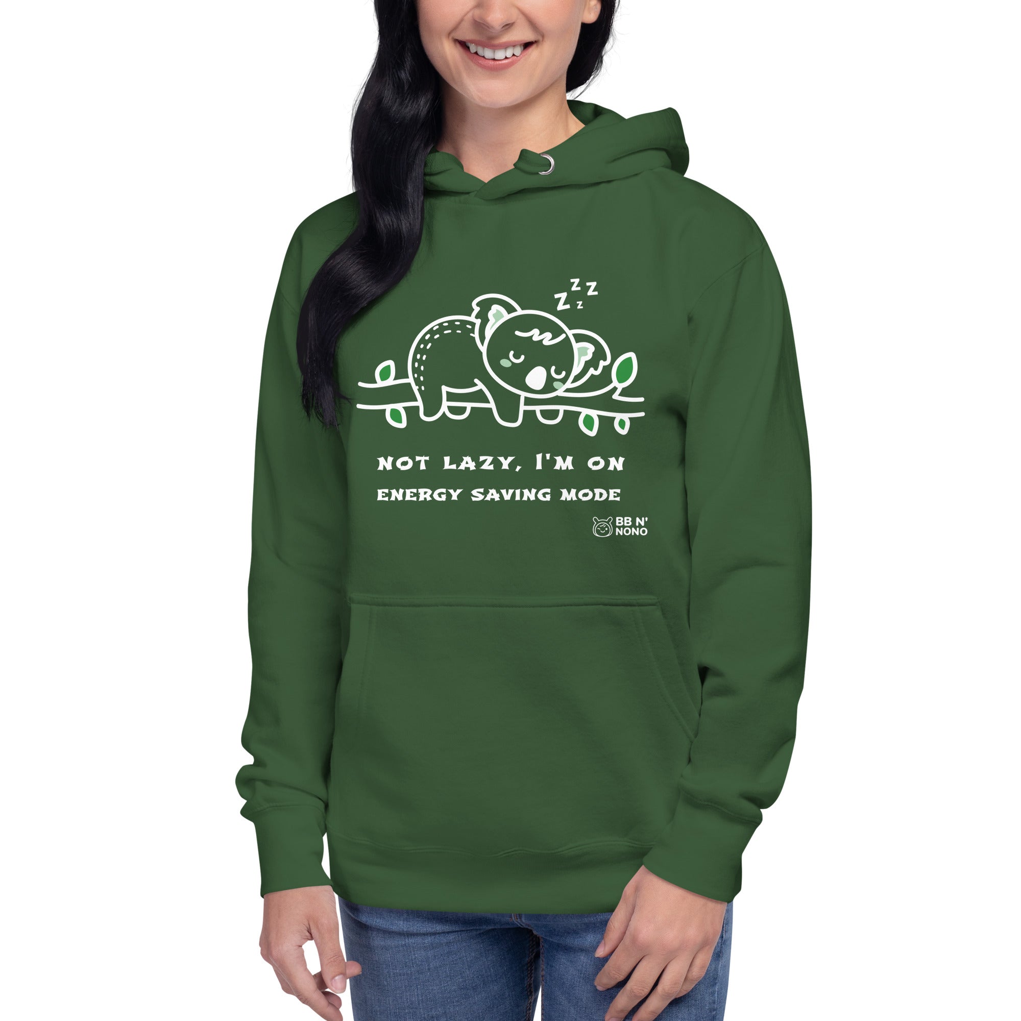 Not lazy, I'm on energy saving mode - Unisex Hoodie