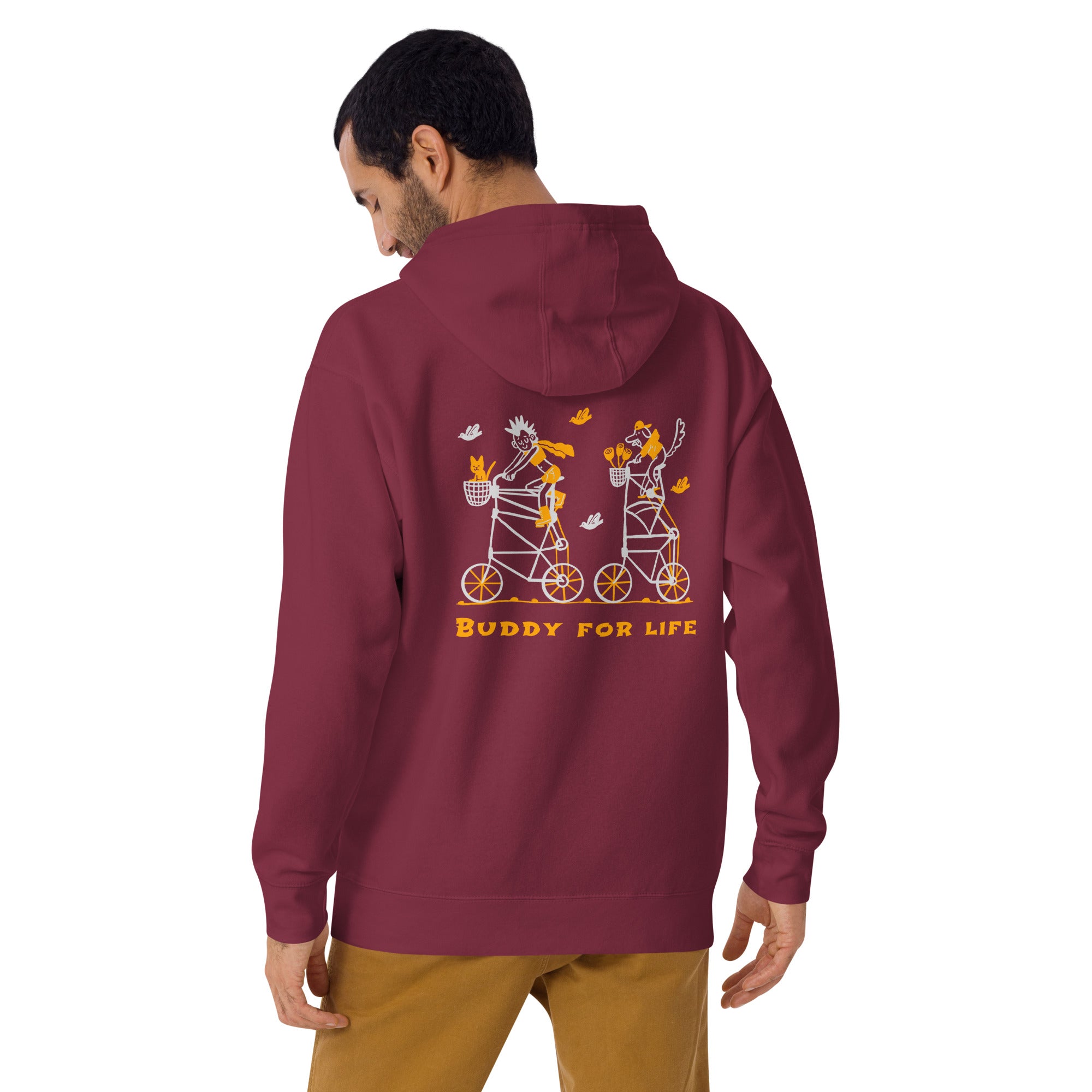 Buddy for life - Unisex Hoodie (back print)