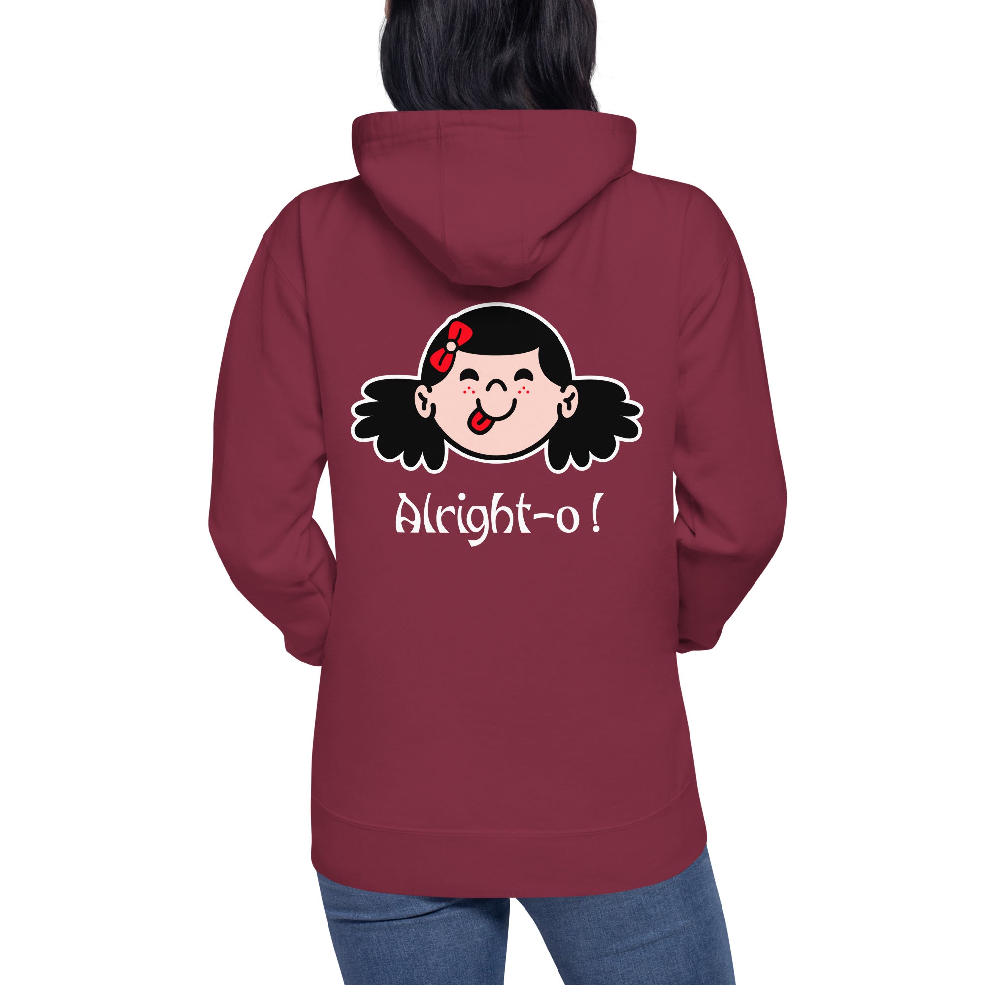 Alright-o! - Unisex Hoodie (back print)