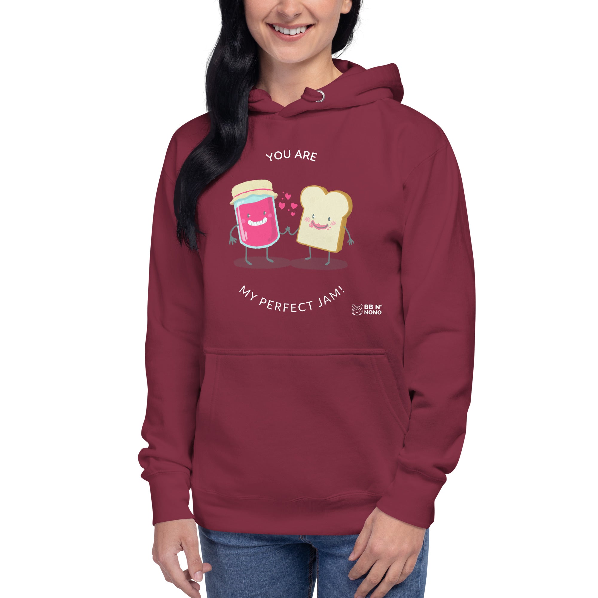 You are my perfect jam - Unisex Hoodie (back print)