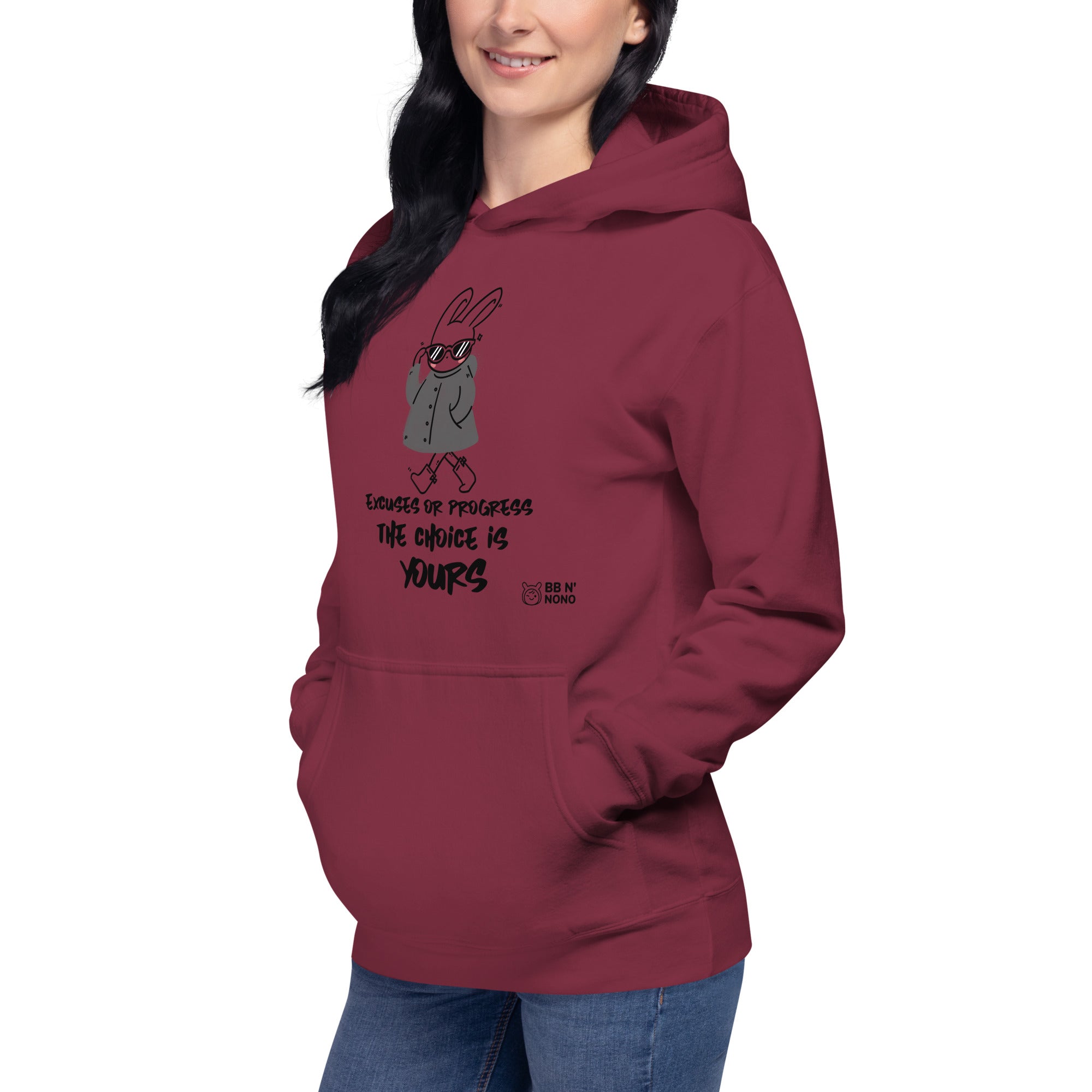 Excuses or Progress, the choice is yours - Unisex Hoodie