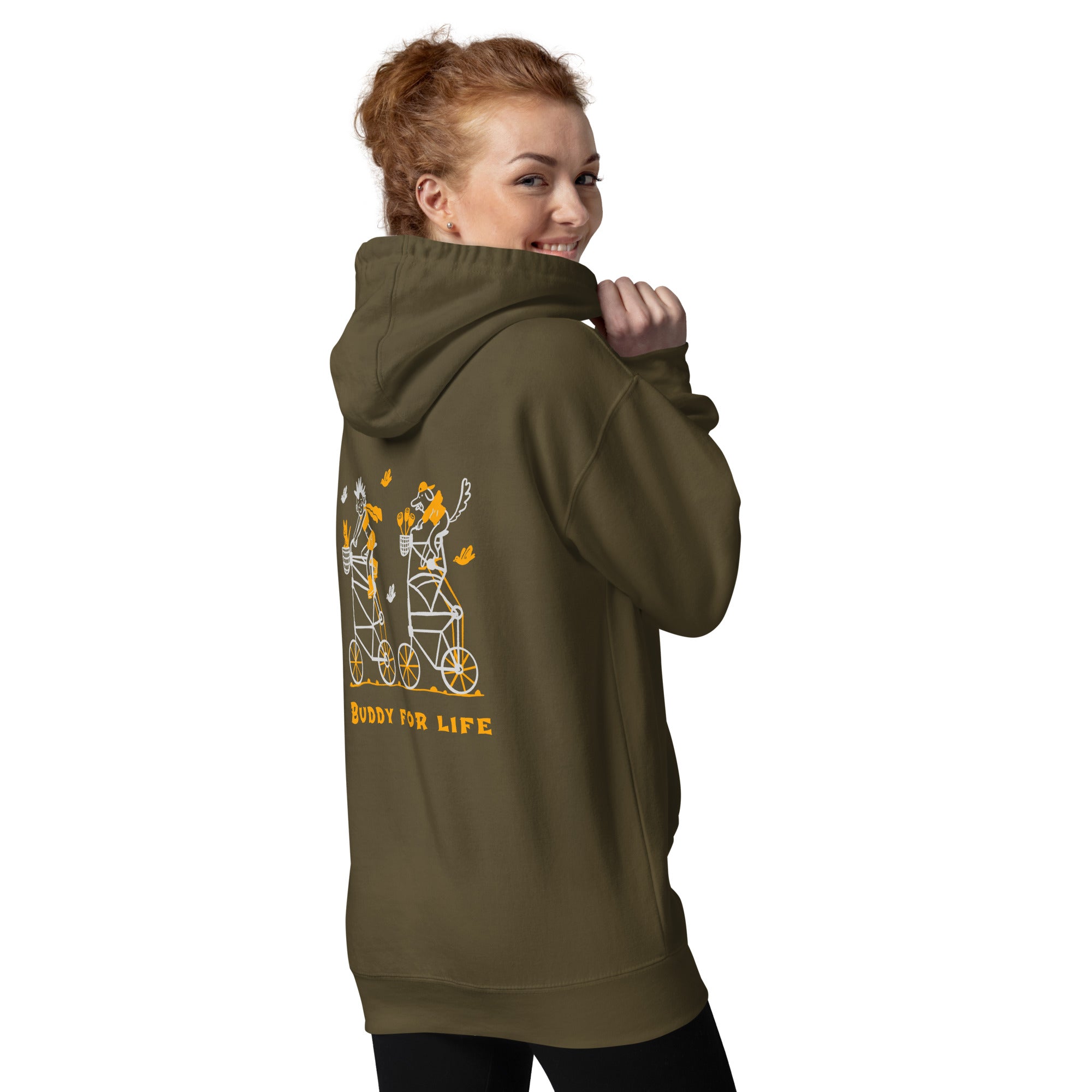 Buddy for life - Unisex Hoodie (back print)