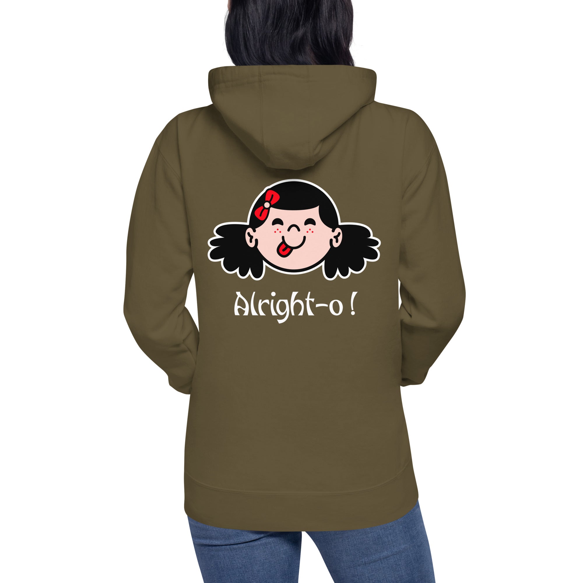 Alright-o! - Unisex Hoodie (back print)