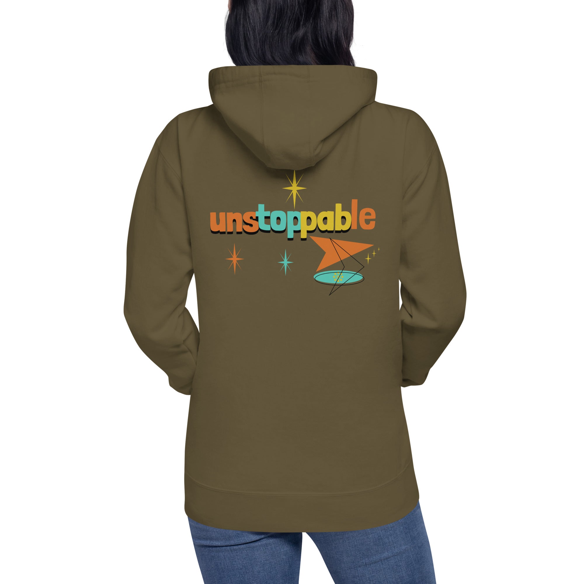 Unstoppable - Unisex Hoodie (back print)