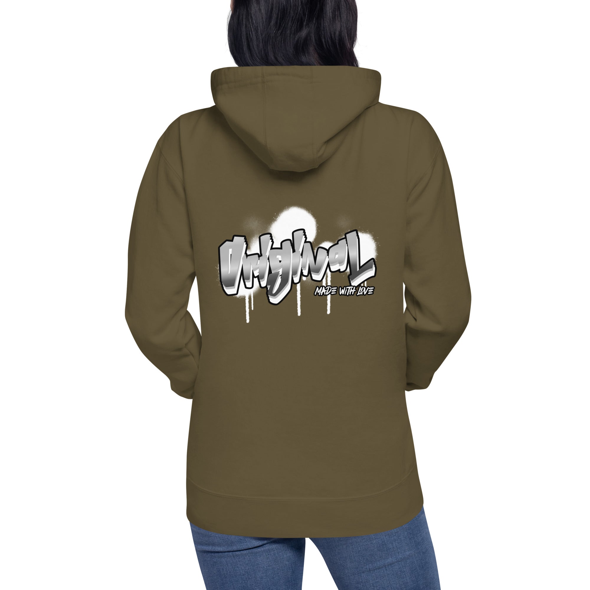 Original made with love - Unisex Hoodie (back print)