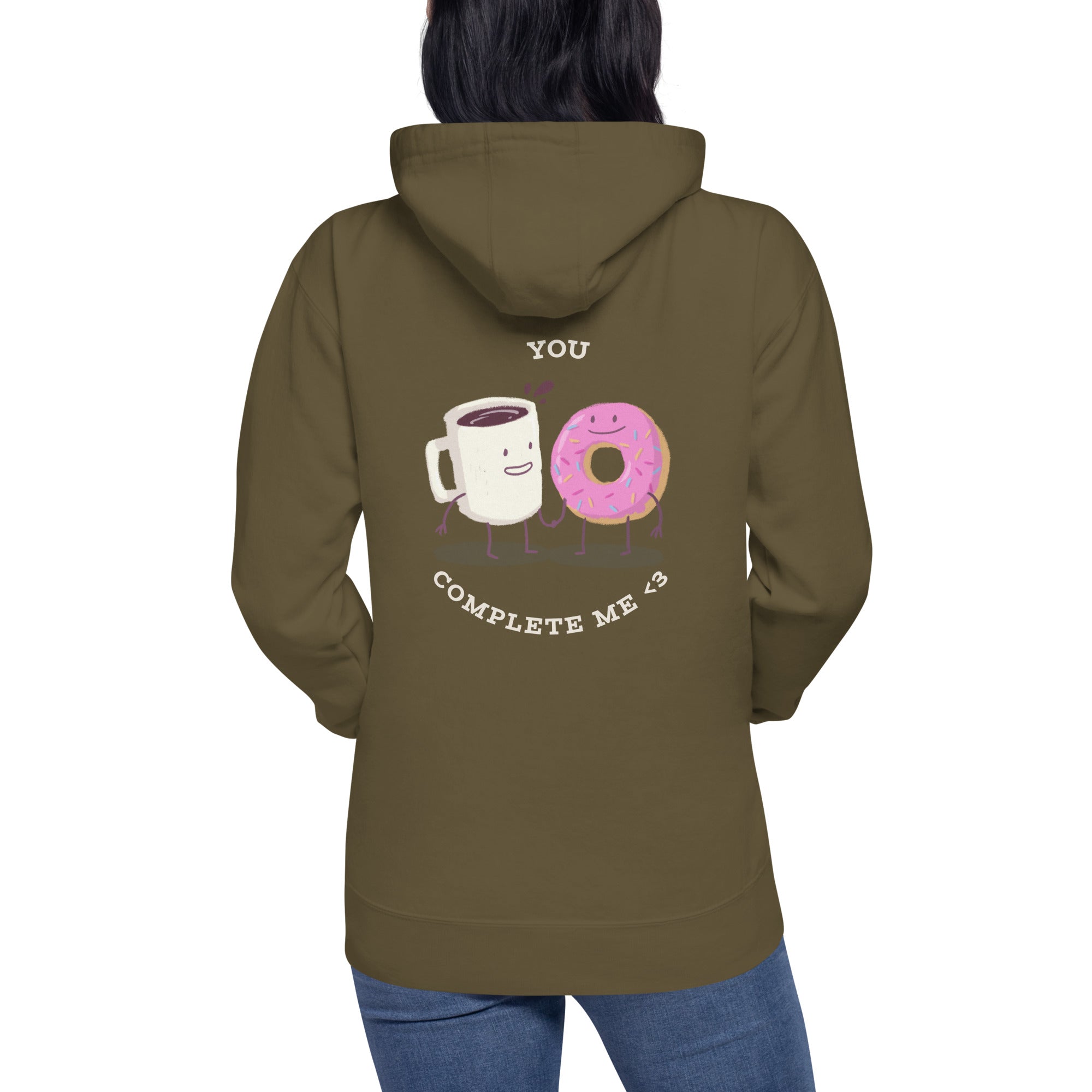 You complete me - Unisex Hoodie (back print)