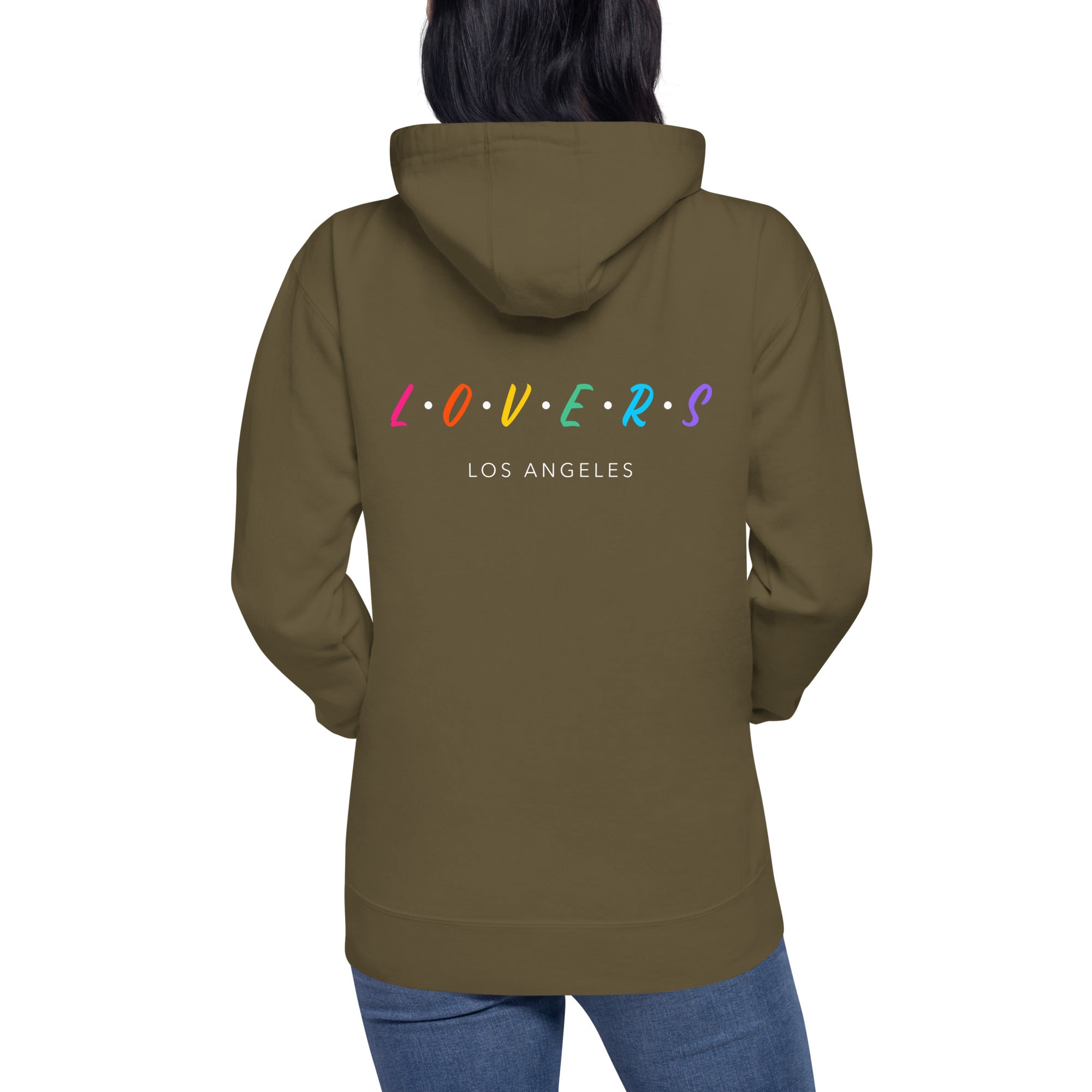 Lovers - Los Angeles - Unisex Hoodie (back print)