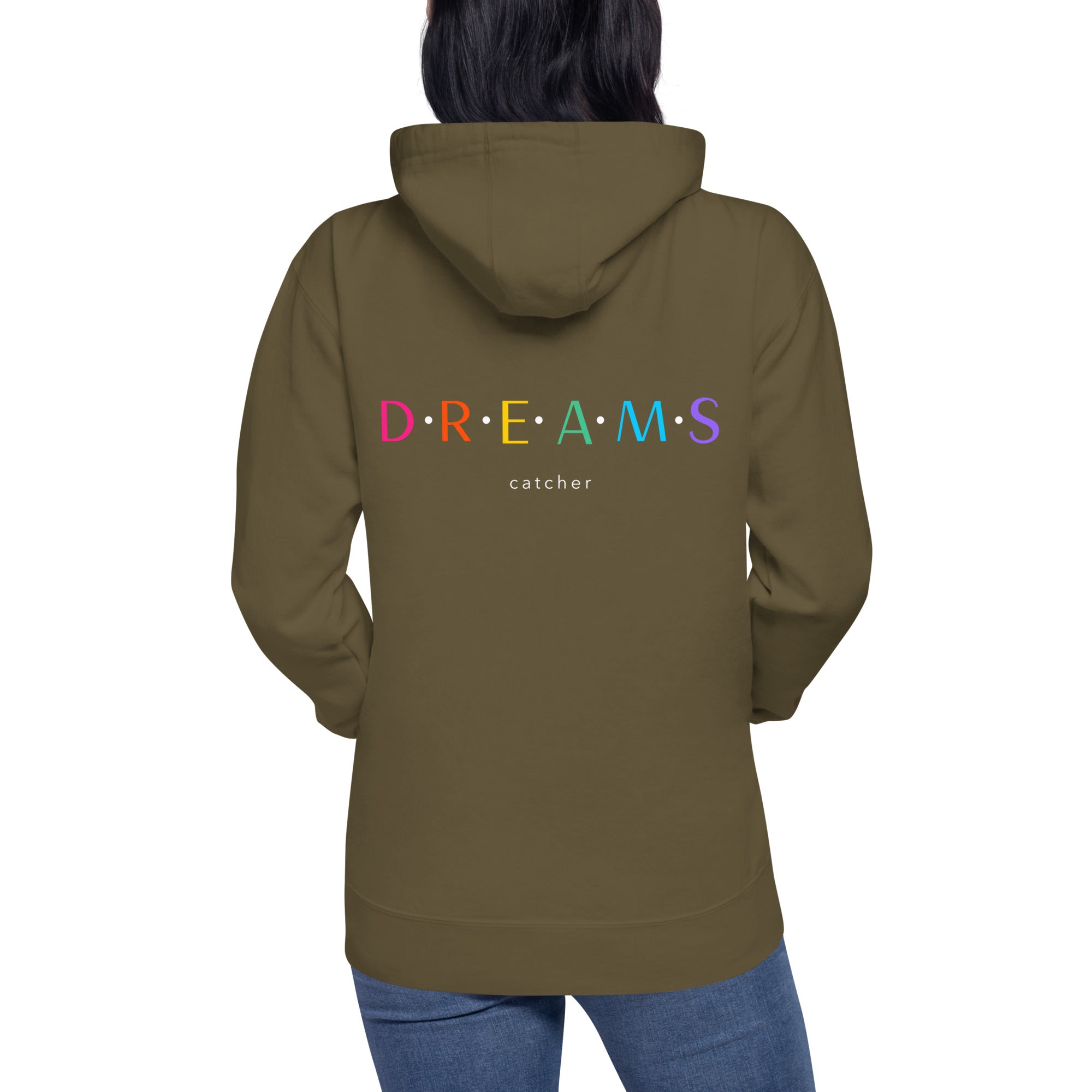 Dreams catcher V - Unisex Hoodie (back print)