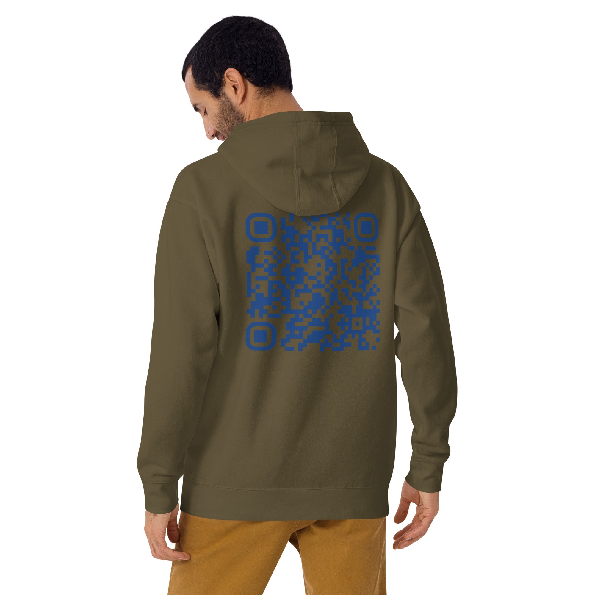 Who's the New Kid - Unisex Hoodie Personalized QR Code