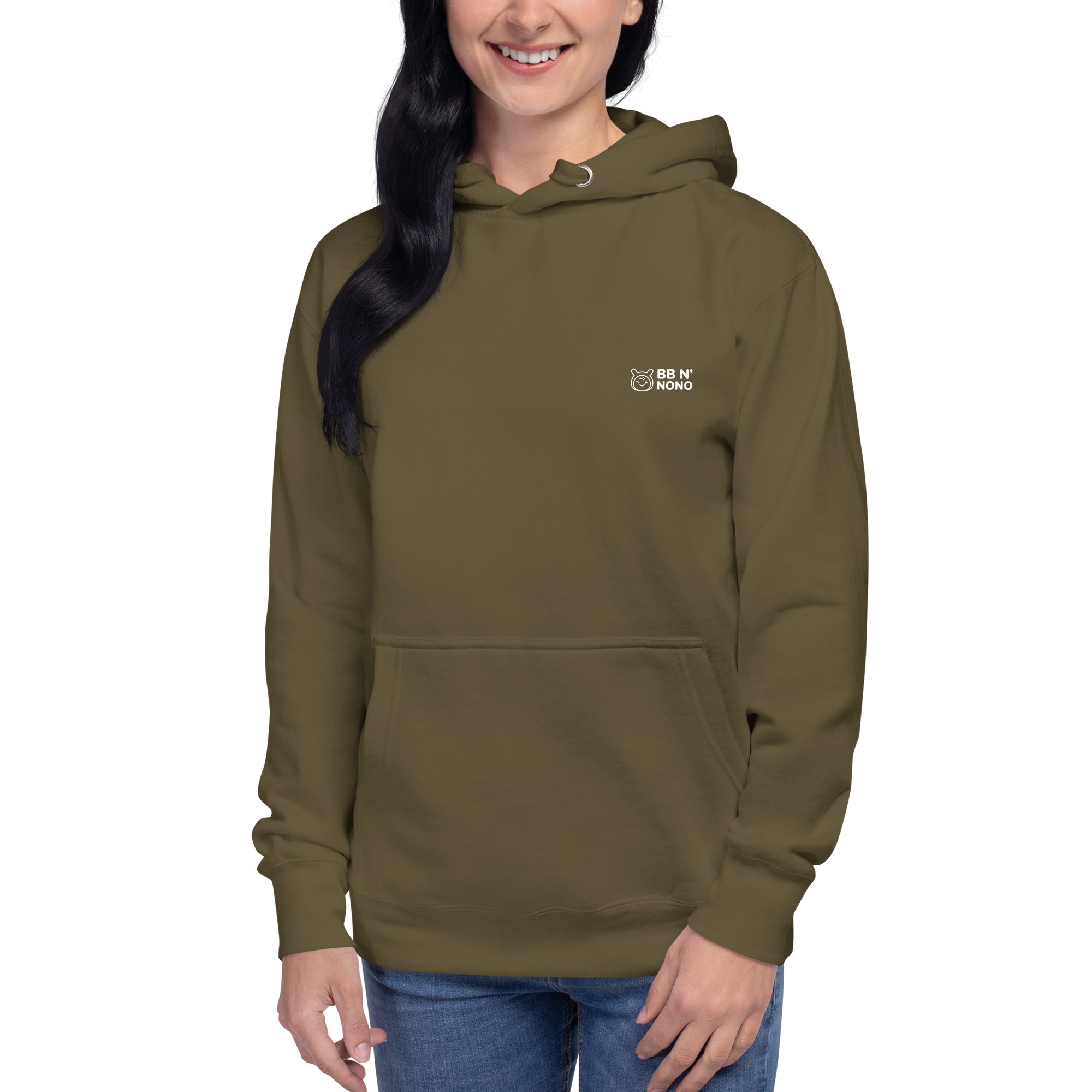 Not lazy, I'm on energy saving mode - Unisex Hoodie (back print)