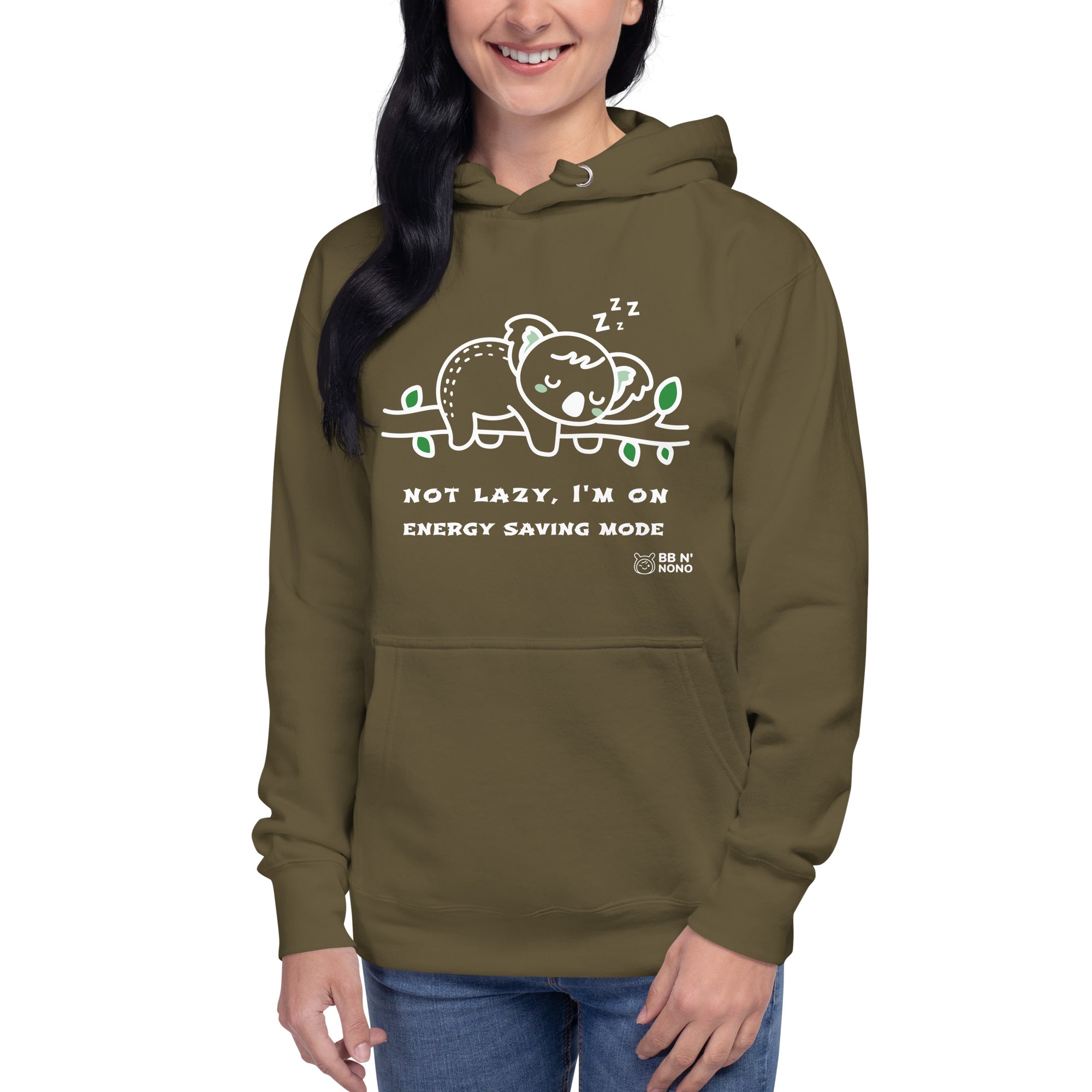 Not lazy, I'm on energy saving mode - Unisex Hoodie