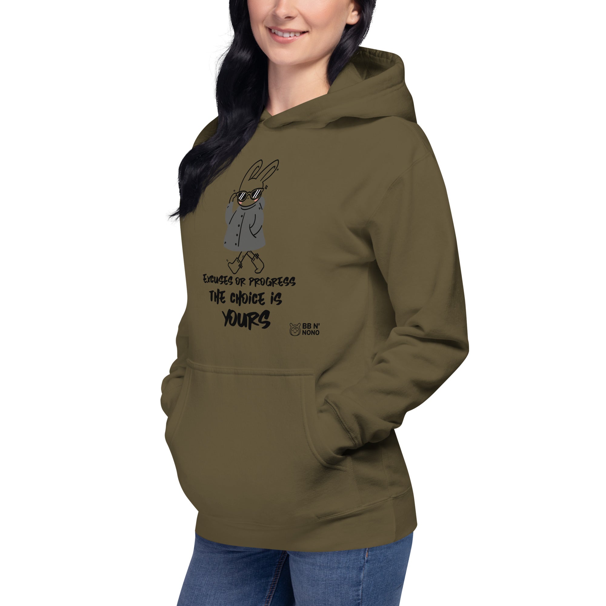 Excuses or Progress, the choice is yours - Unisex Hoodie