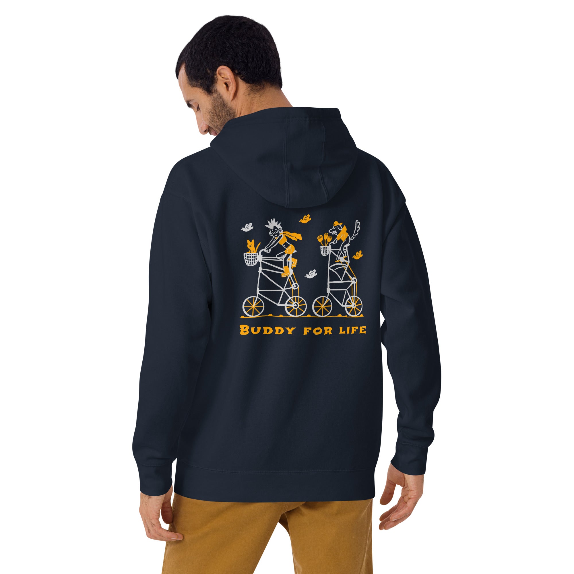 Buddy for life - Unisex Hoodie (back print)