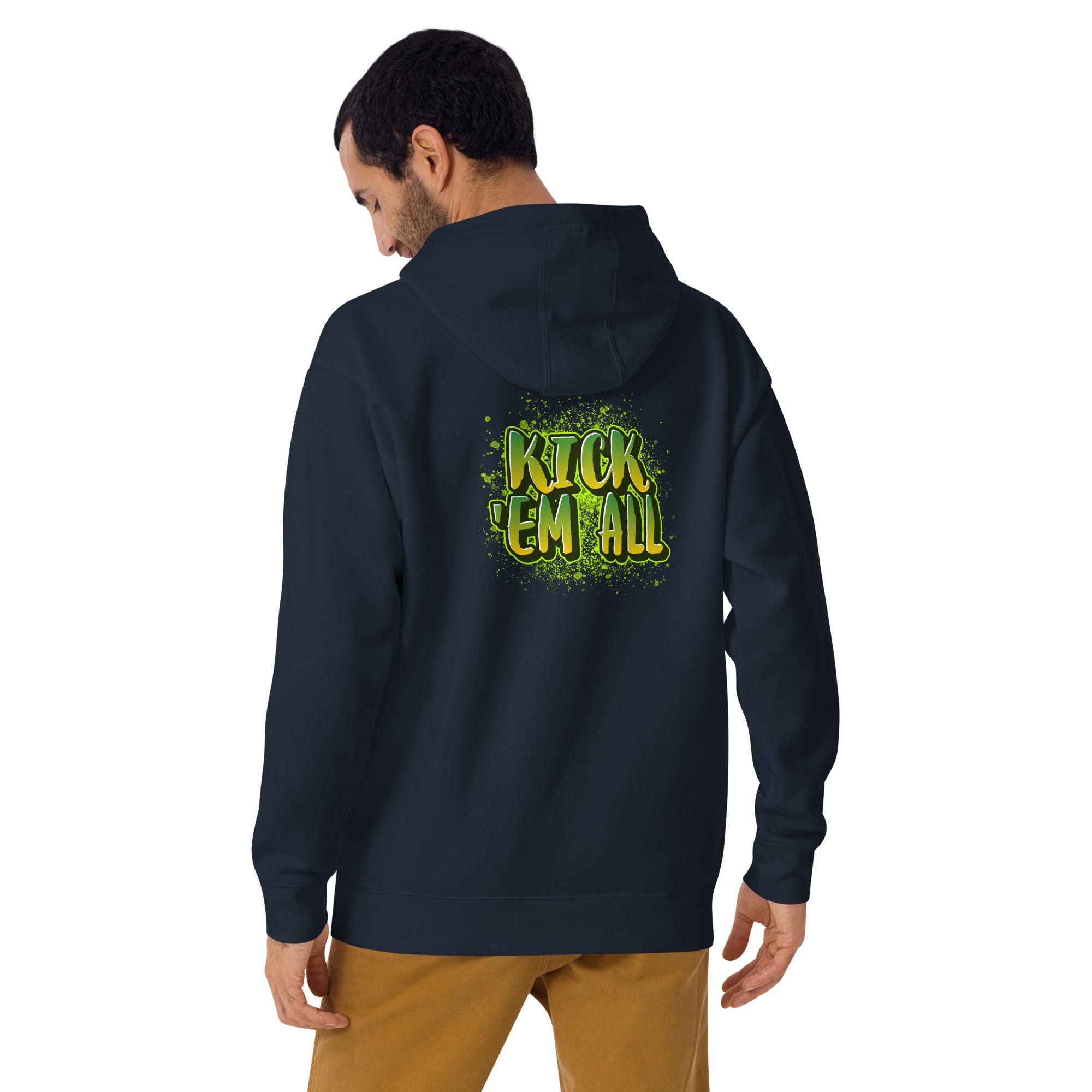 Kick'em all - Unisex Hoodie (back print)